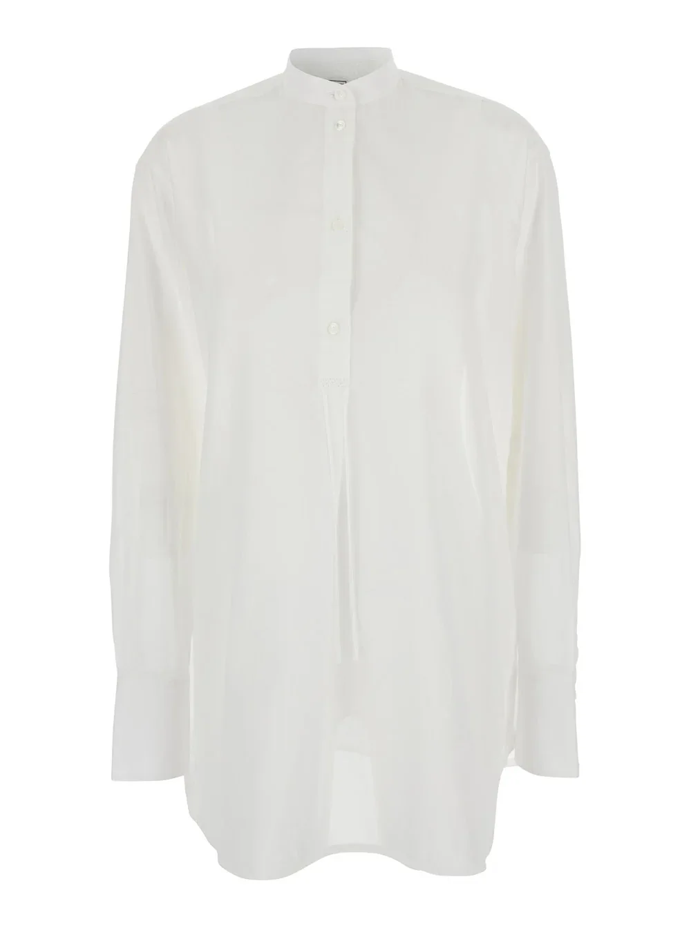 Organic Cotton Stand-Up Collar Shirt by Toteme