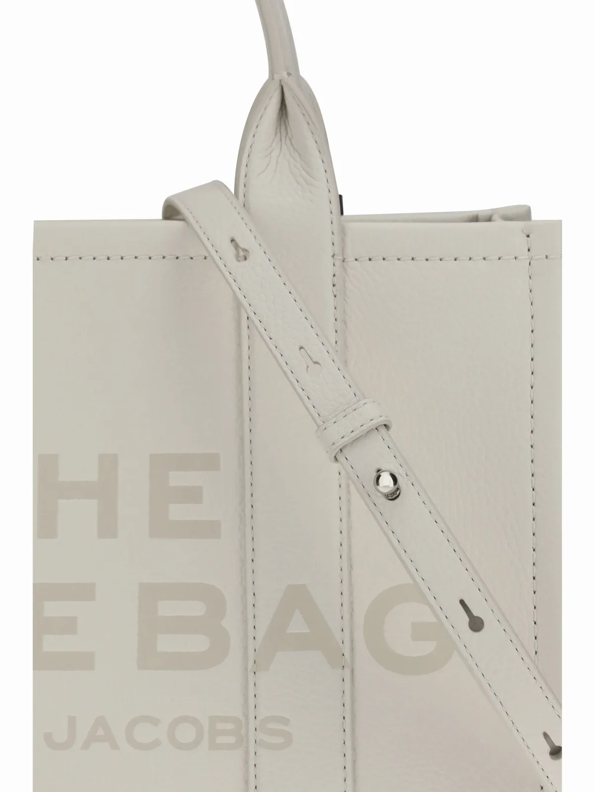 Grained Calf Leather Tote Bag by Marc Jacobs