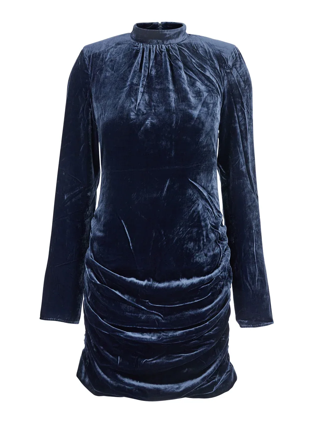 Velvet High-Neck Mini Dress by Rotate Birger Christensen