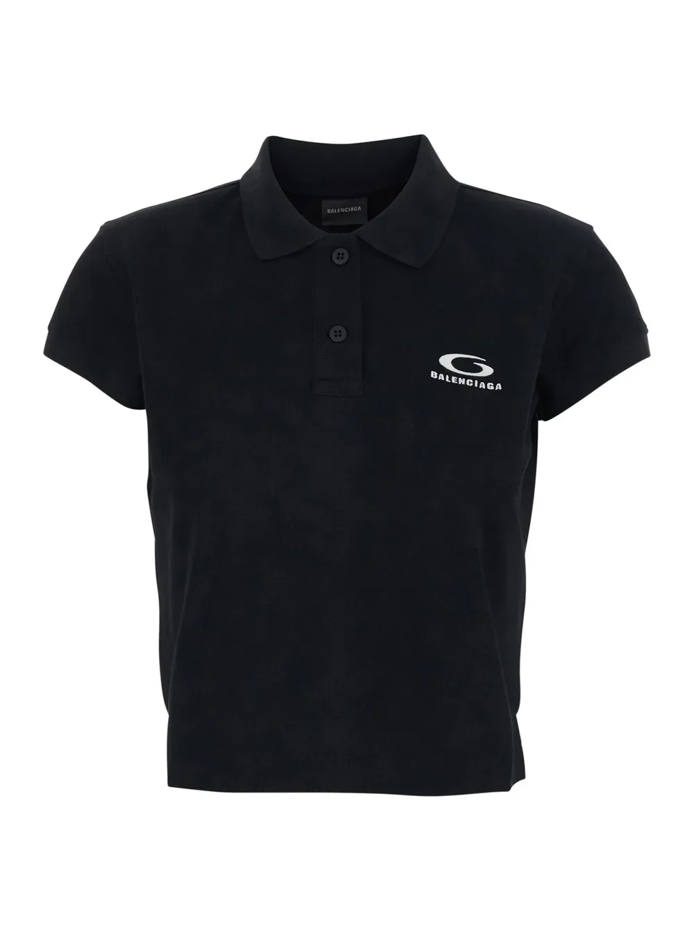 Logo-Embroidered Cotton Polo Shirt by Balenciaga