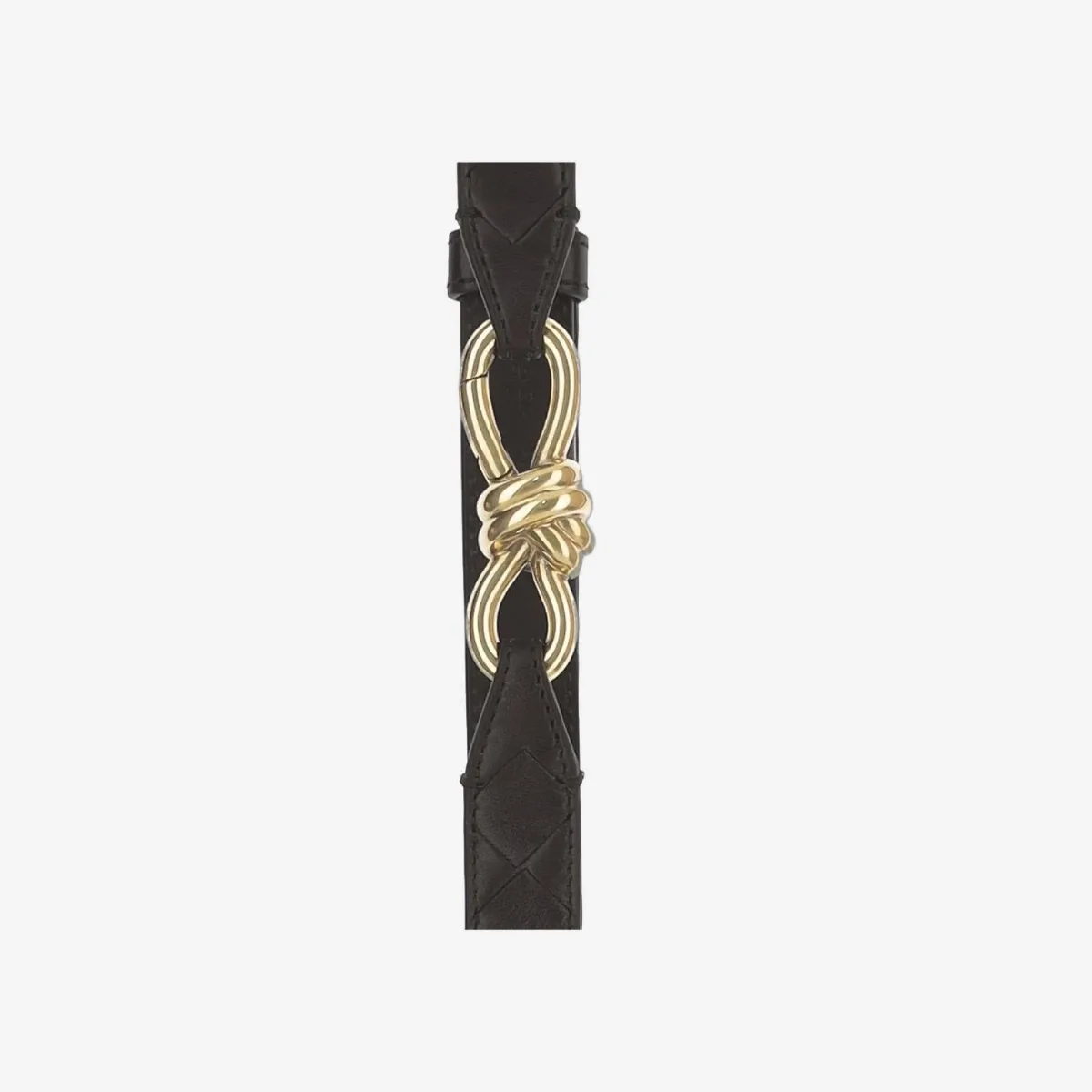 Golden Knot Buckle Belt by Bottega Veneta