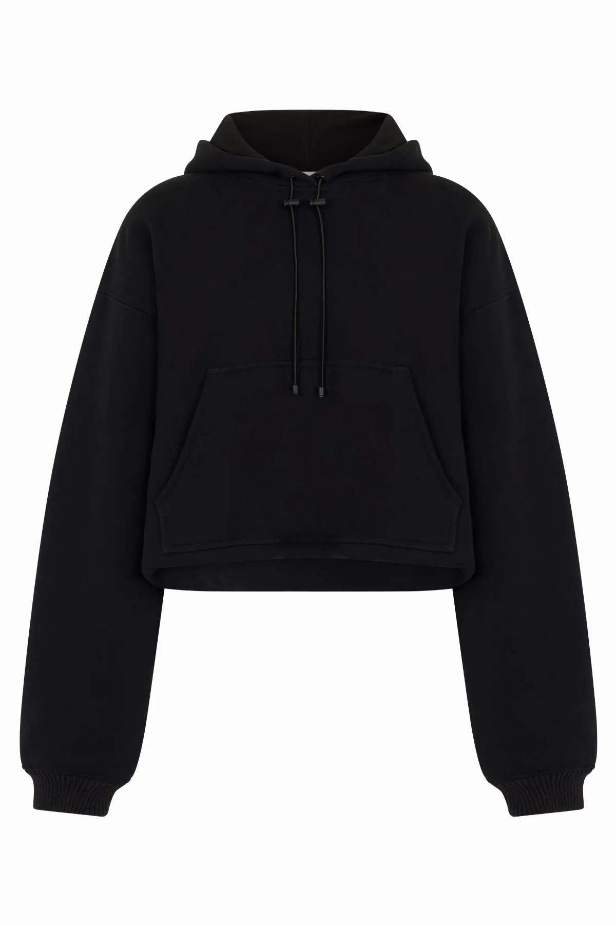 Cropped Cotton Hoodie by The Mannei