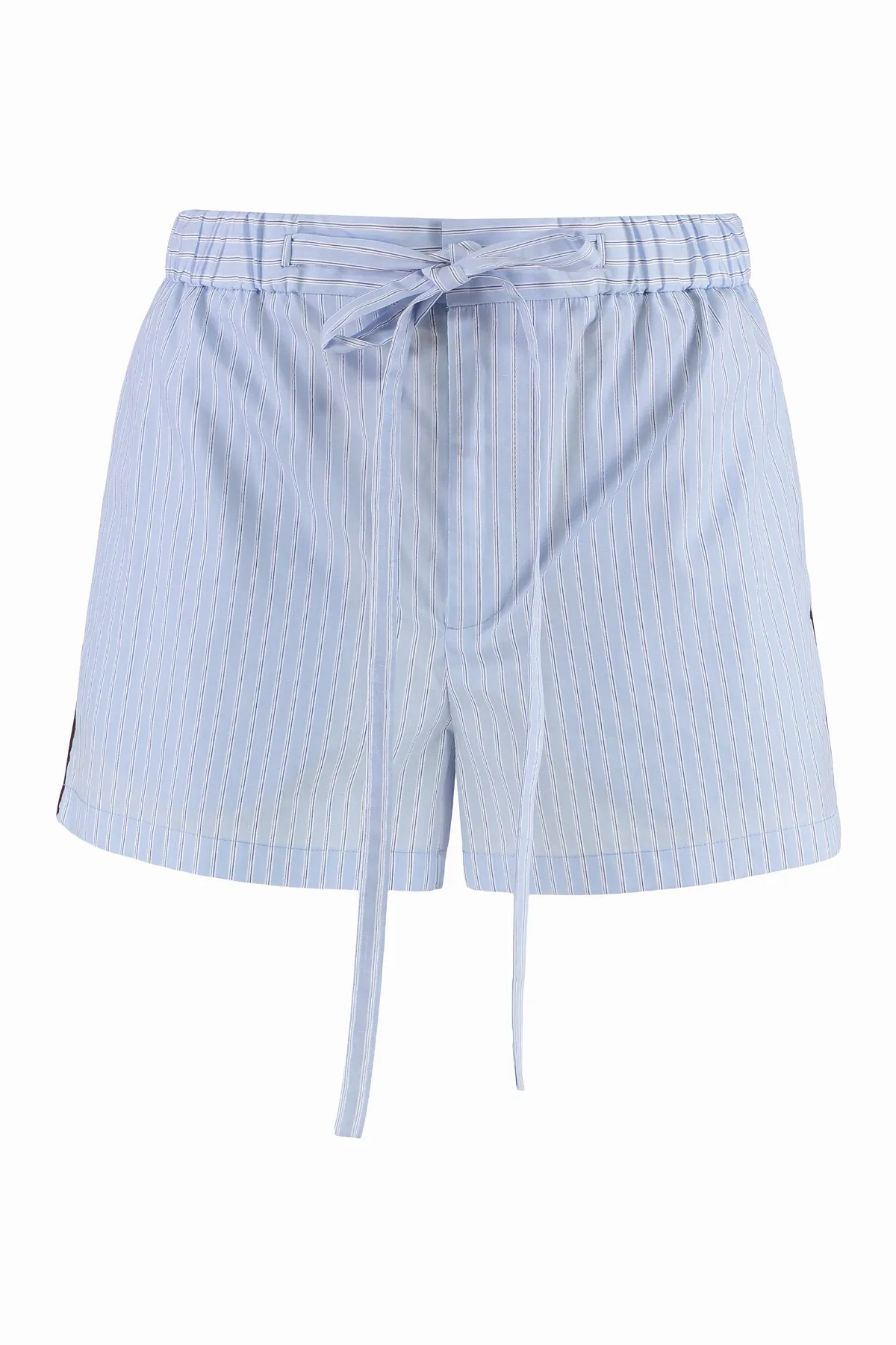 Pinstriped Cotton Shorts by Gucci