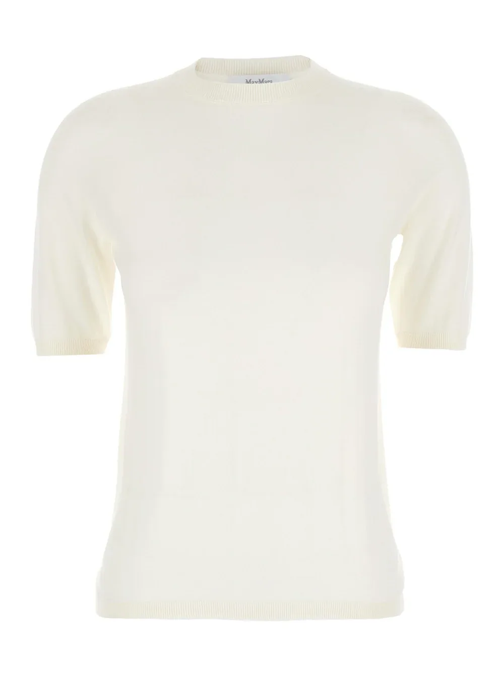 Virgin Wool Crewneck Sweater by Max Mara