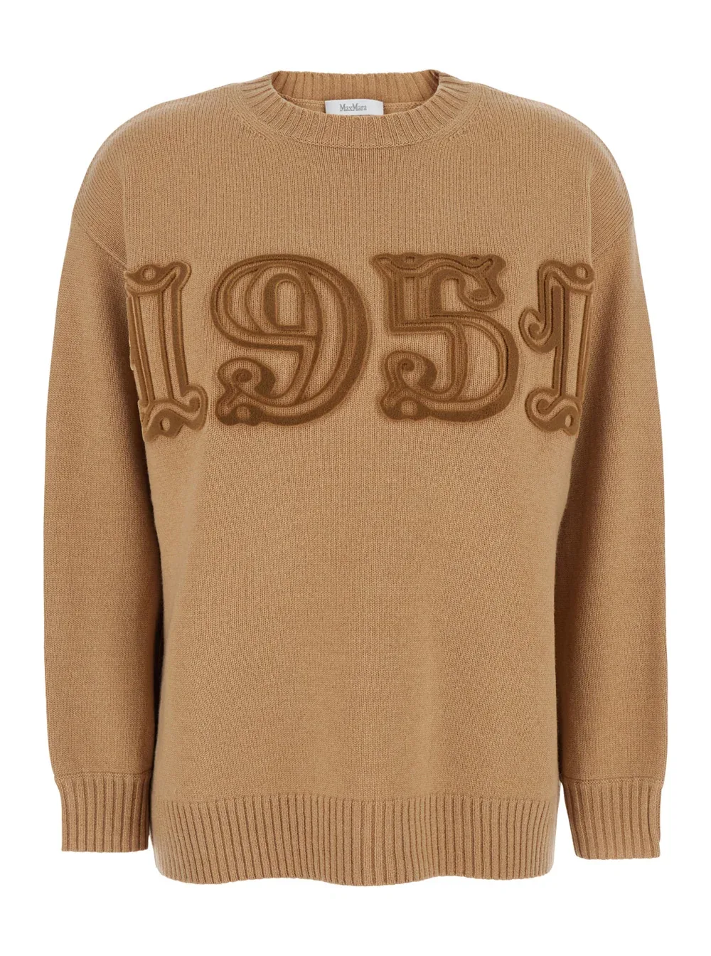 Embroidered Wool and Cashmere Sweater by Max Mara