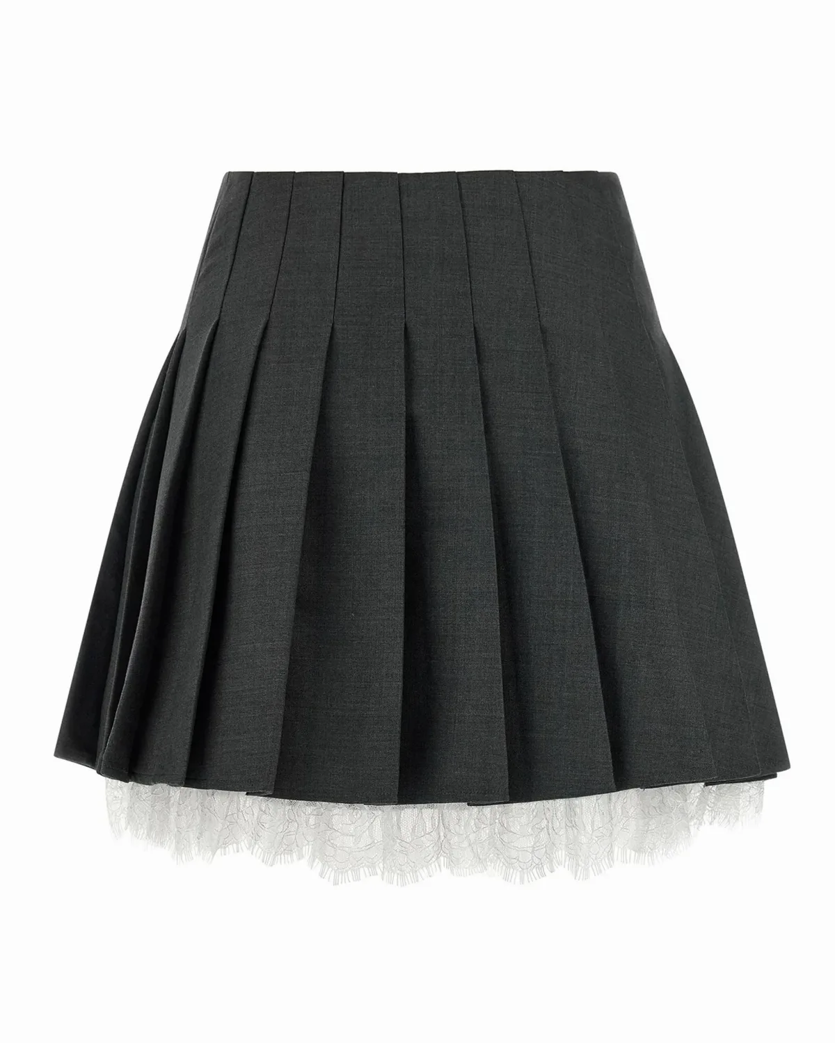 Pleated Wool-Blend Skirt by Self-Portrait