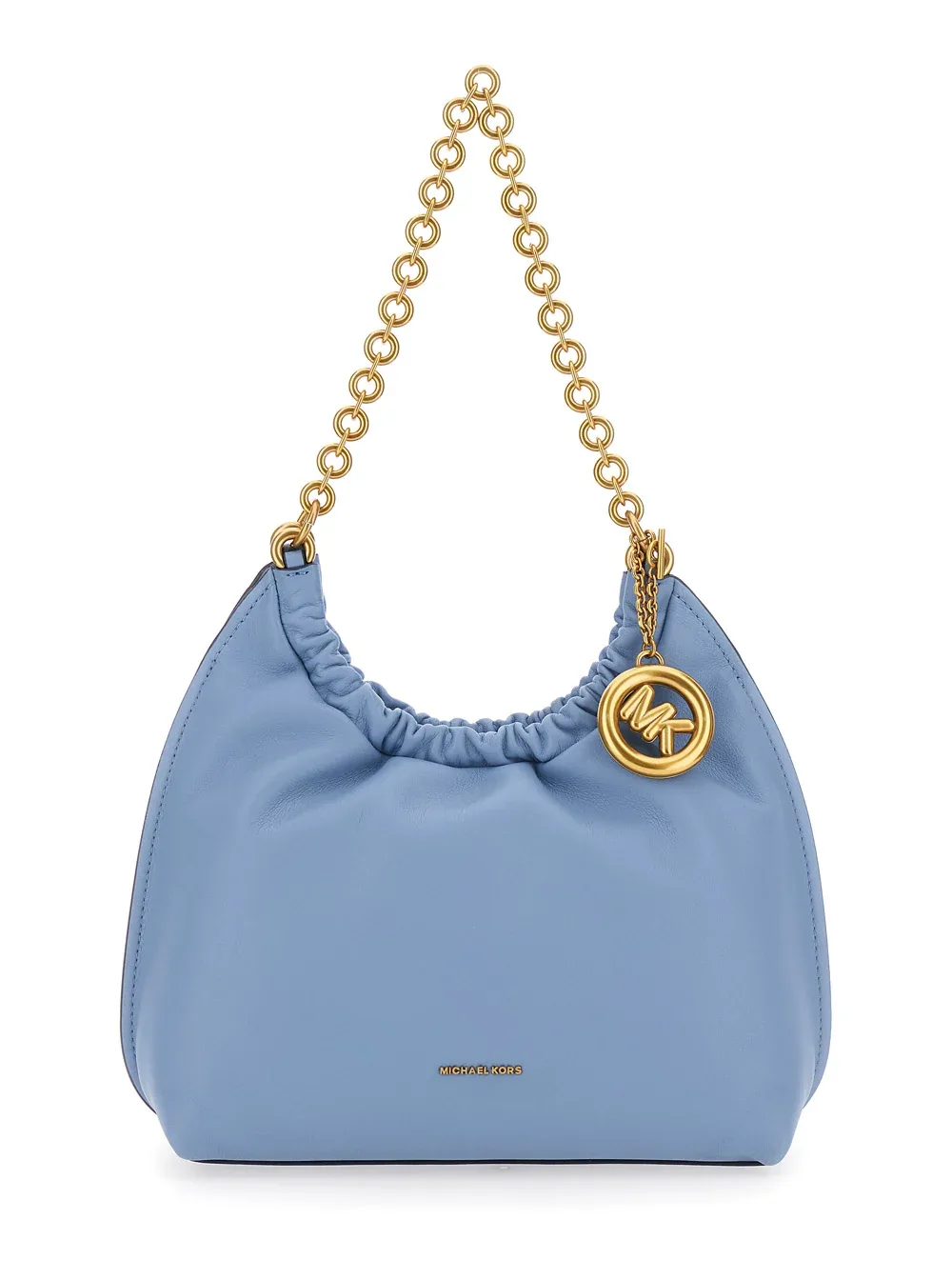 Gathered Leather Shoulder Bag by MICHAEL Michael Kors