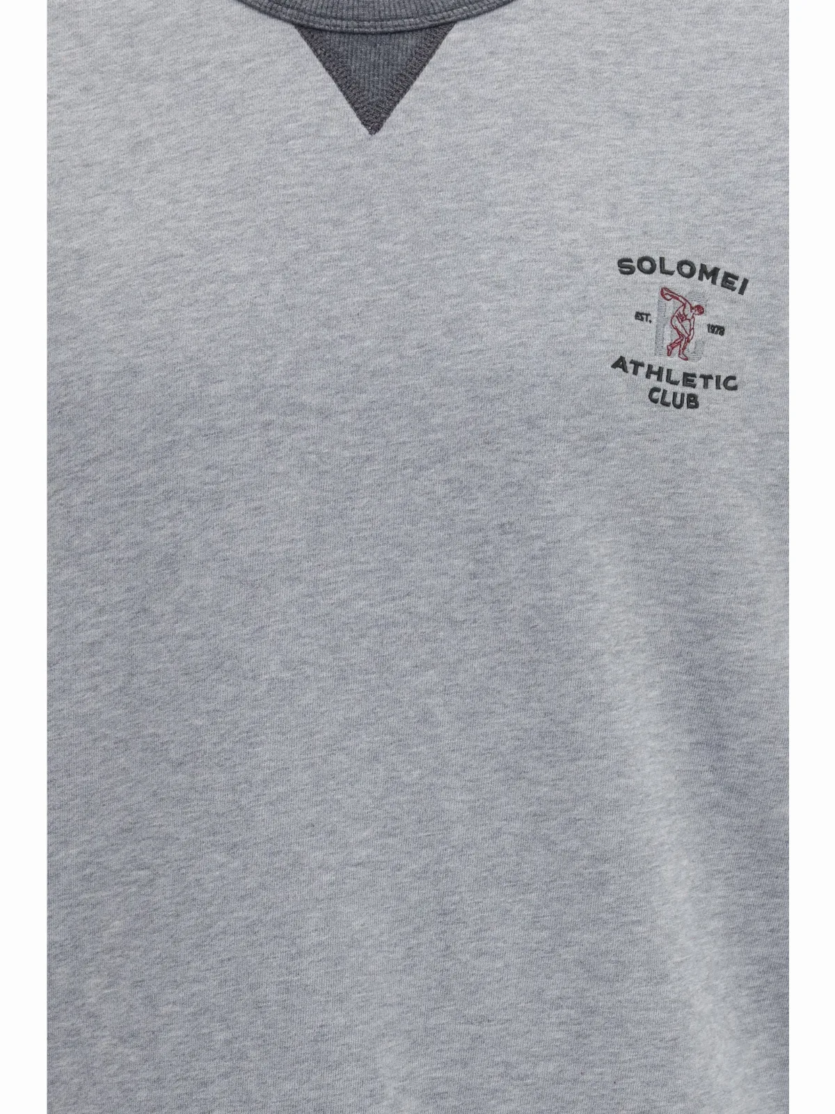 Logo-Embroidered Melange Cotton T-Shirt by BRUNELLO CUCINELLI