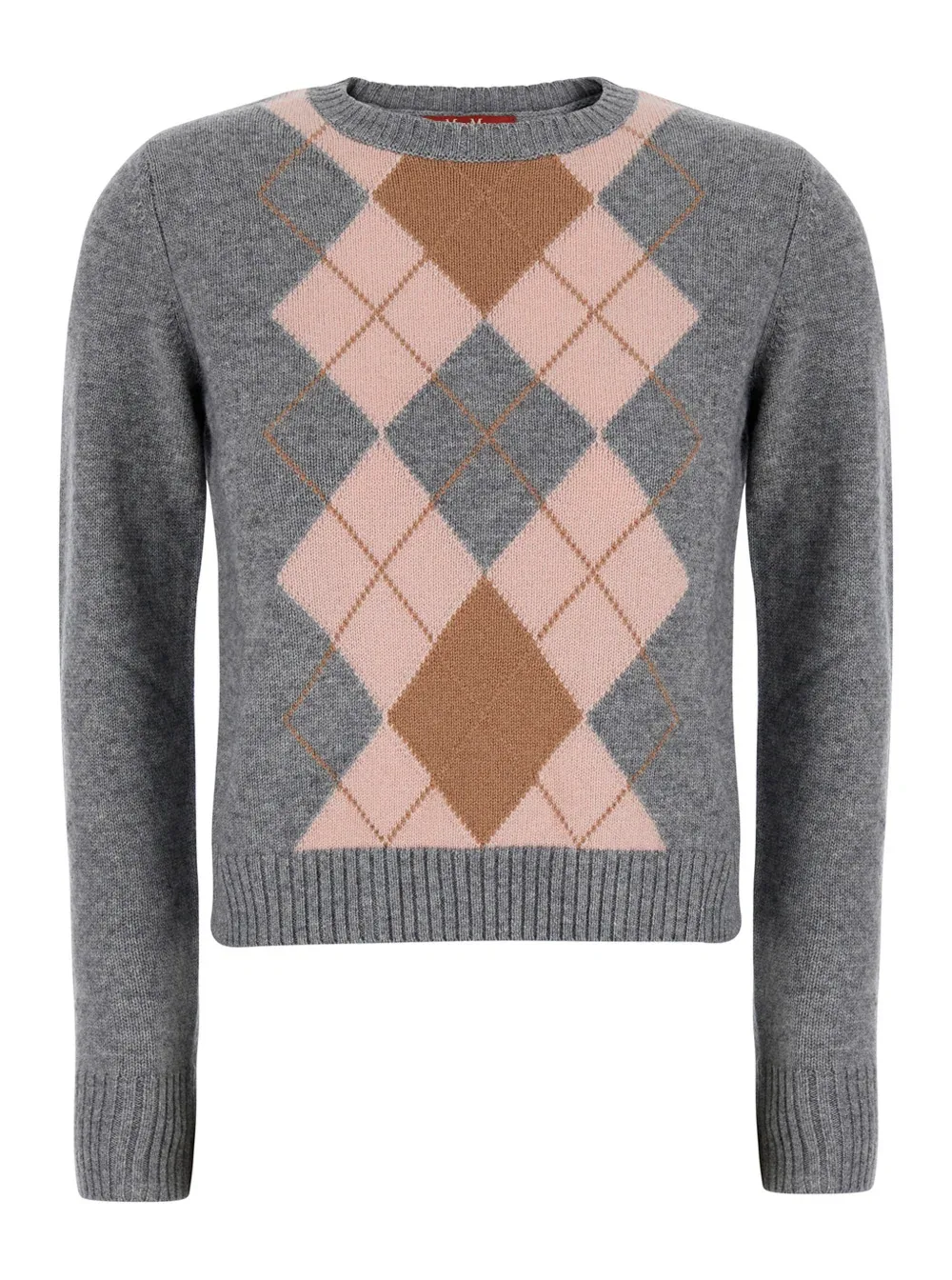Argyle Wool-Cashmere Sweater by Max Mara