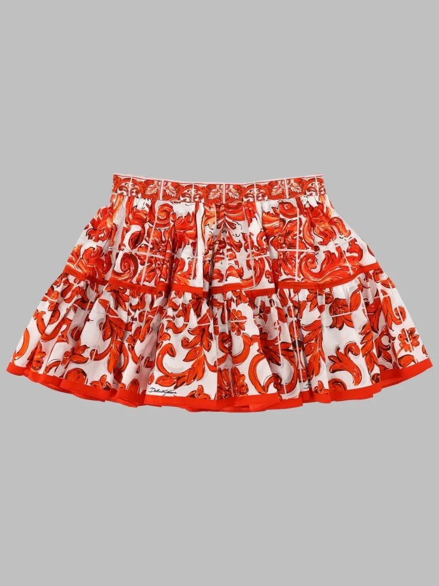 Cotton Skirt by Dolce & Gabbana
