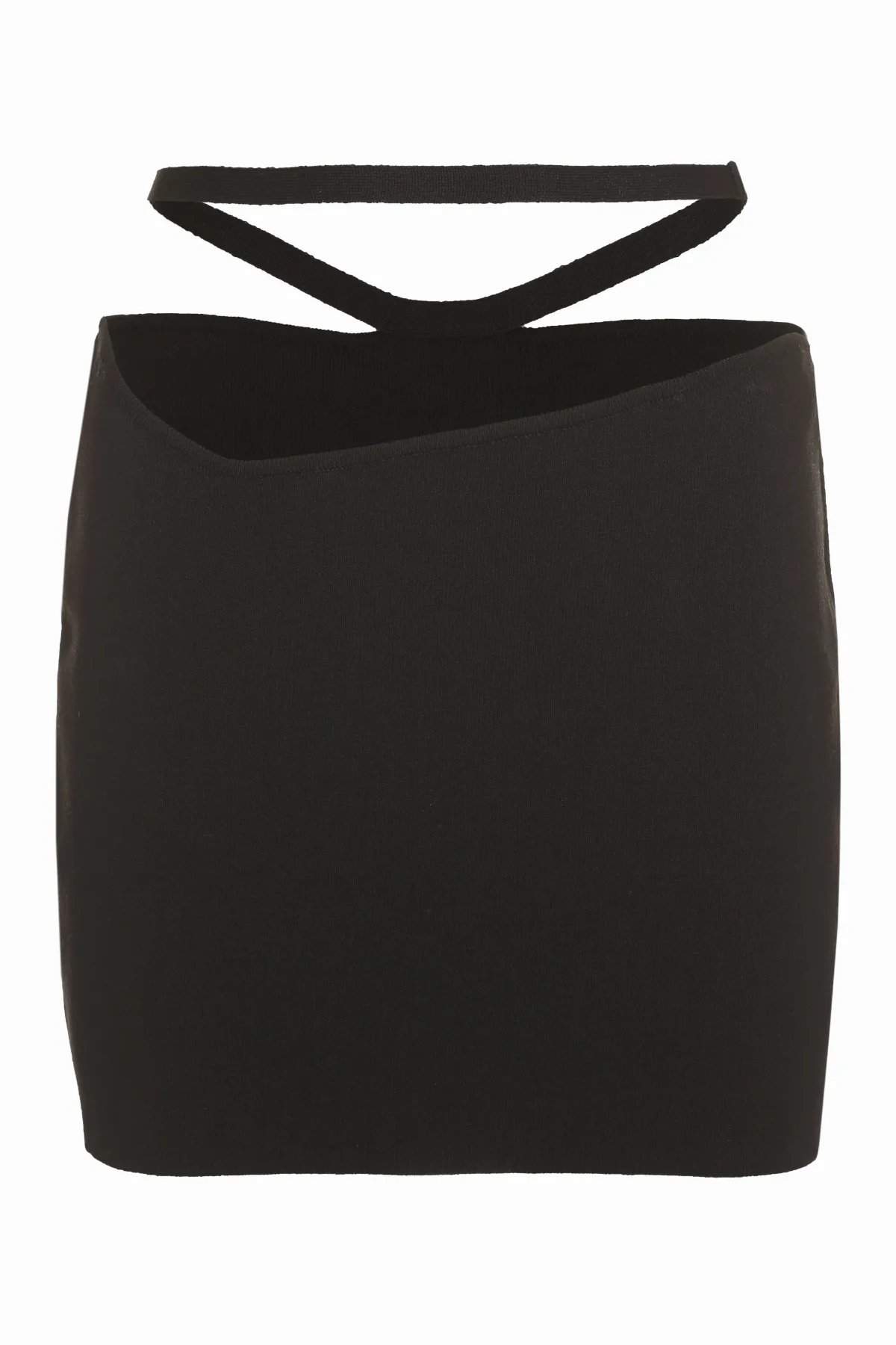 Cut-Out Viscose Knit Skirt by AndreāDamo