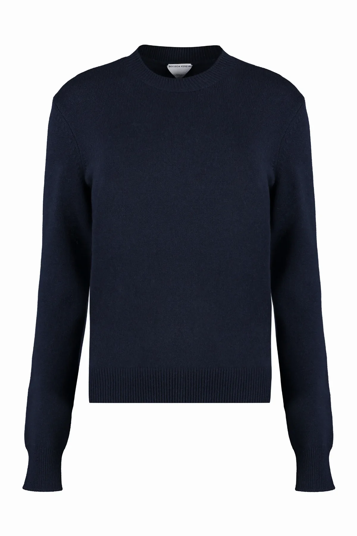 Cashmere with Leather Elbow Patches Sweater by Bottega Veneta