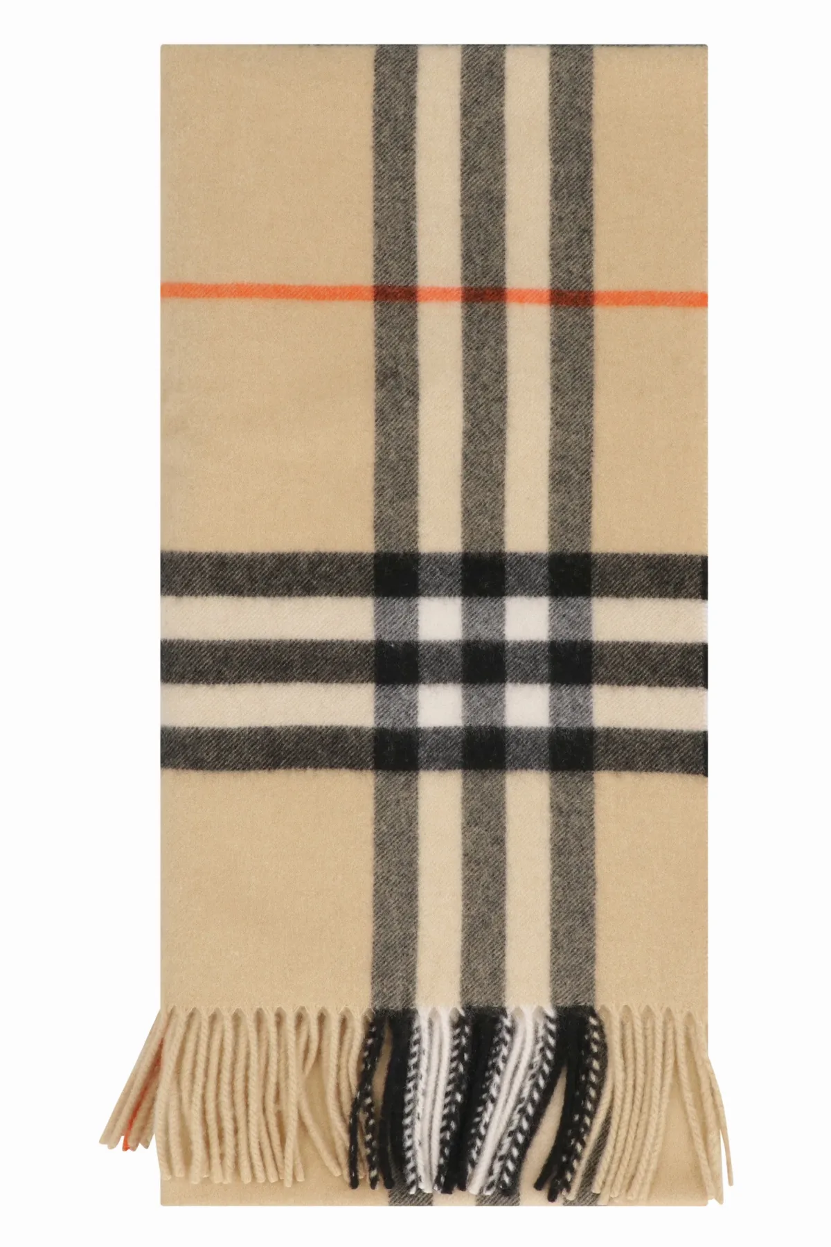 Checked Cashmere Scarf