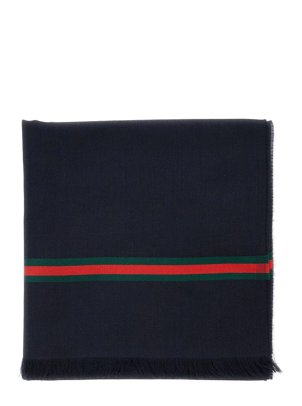 Web Stripe GG Logo Silk Twill Scarf