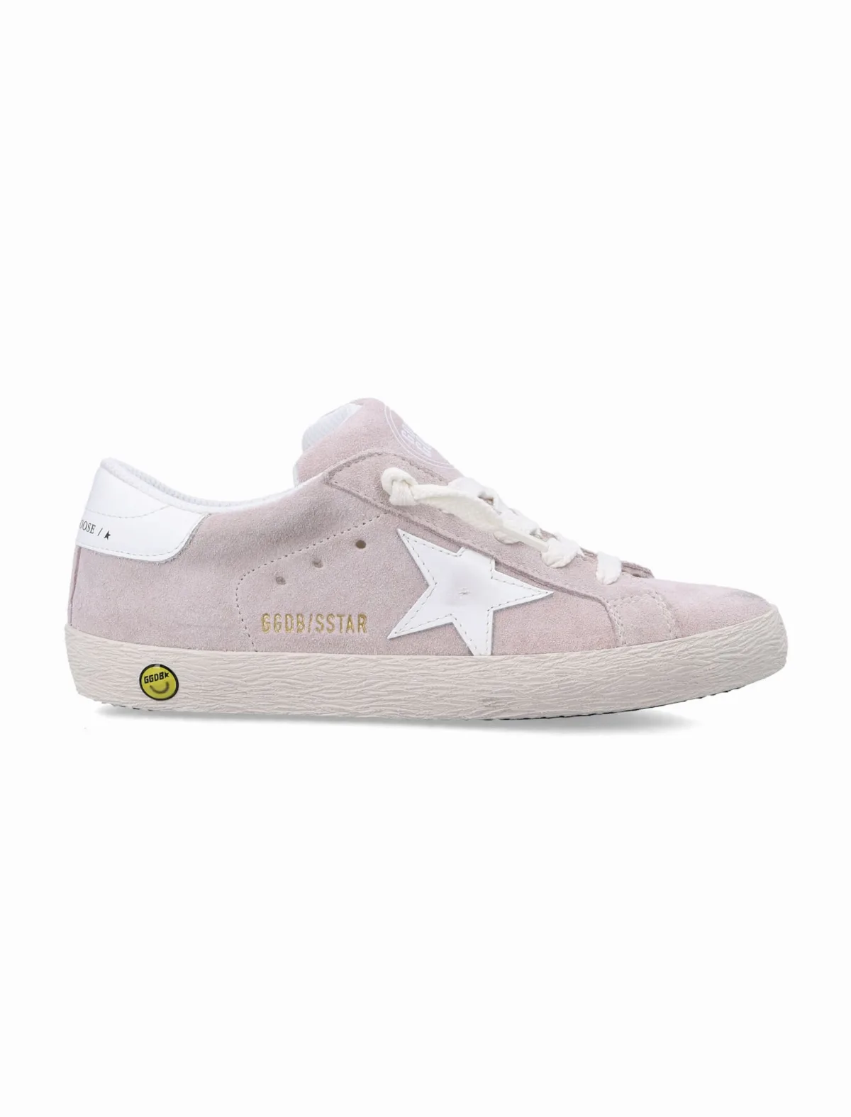 Kids Super-star Pink Suede Sneakers by Golden Goose