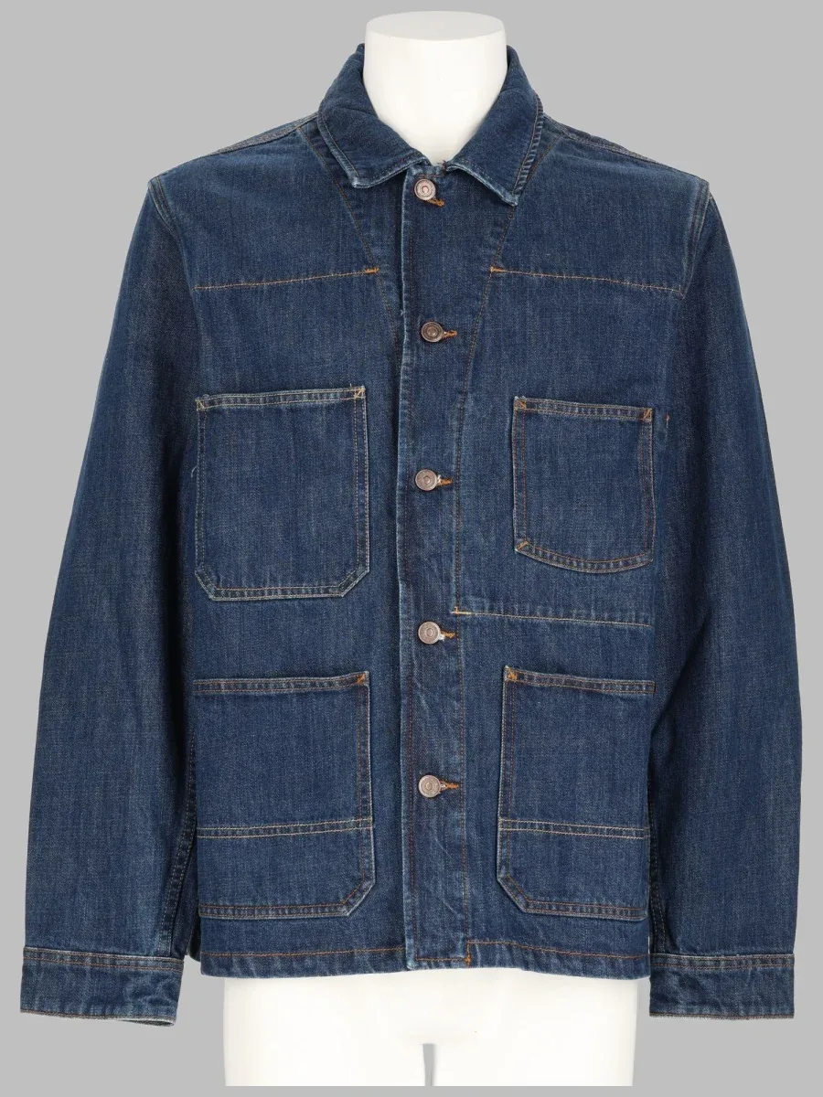 Organic Cotton Denim Chore Jacket