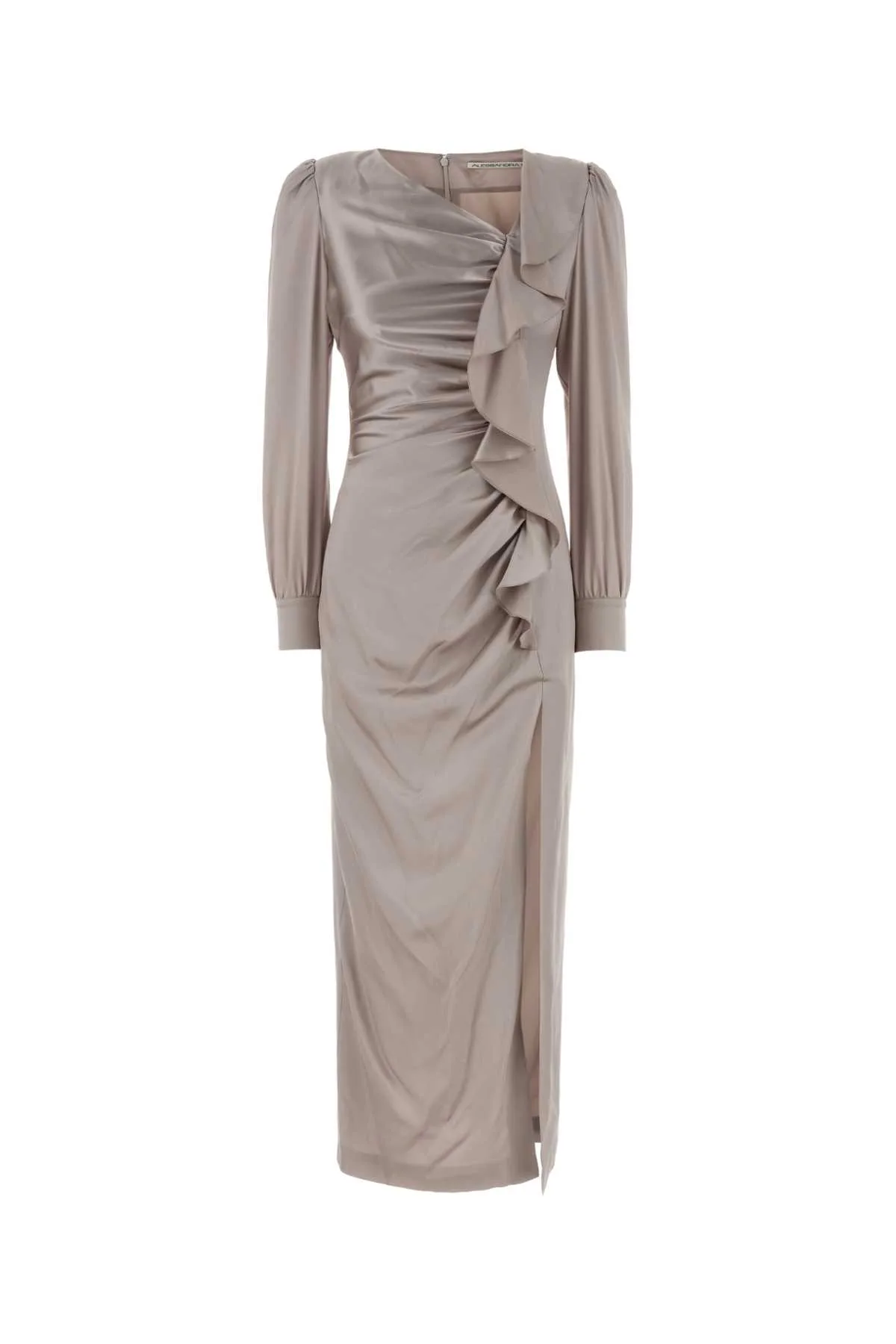 Lilac Satin Dress by Alessandra Rich