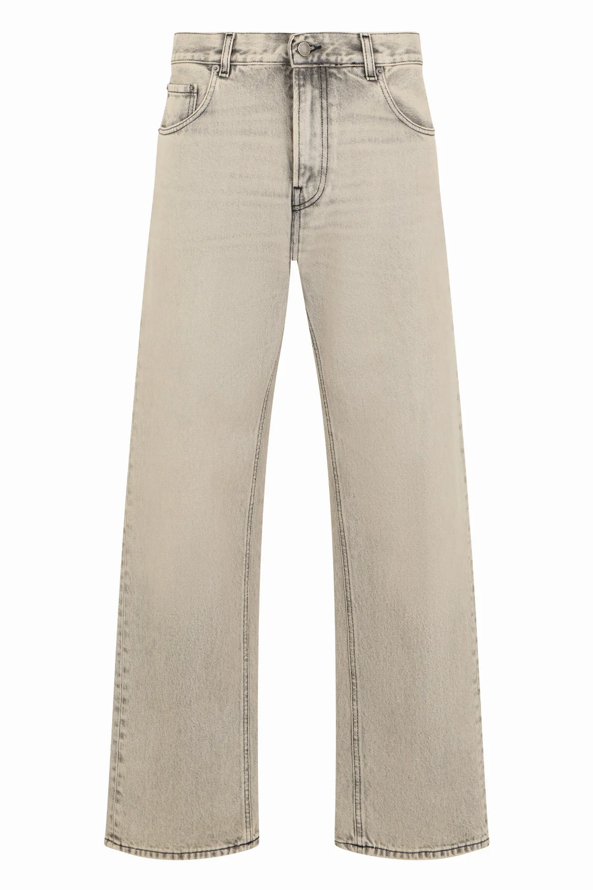 Straight-Leg Cotton Jeans by Haikure