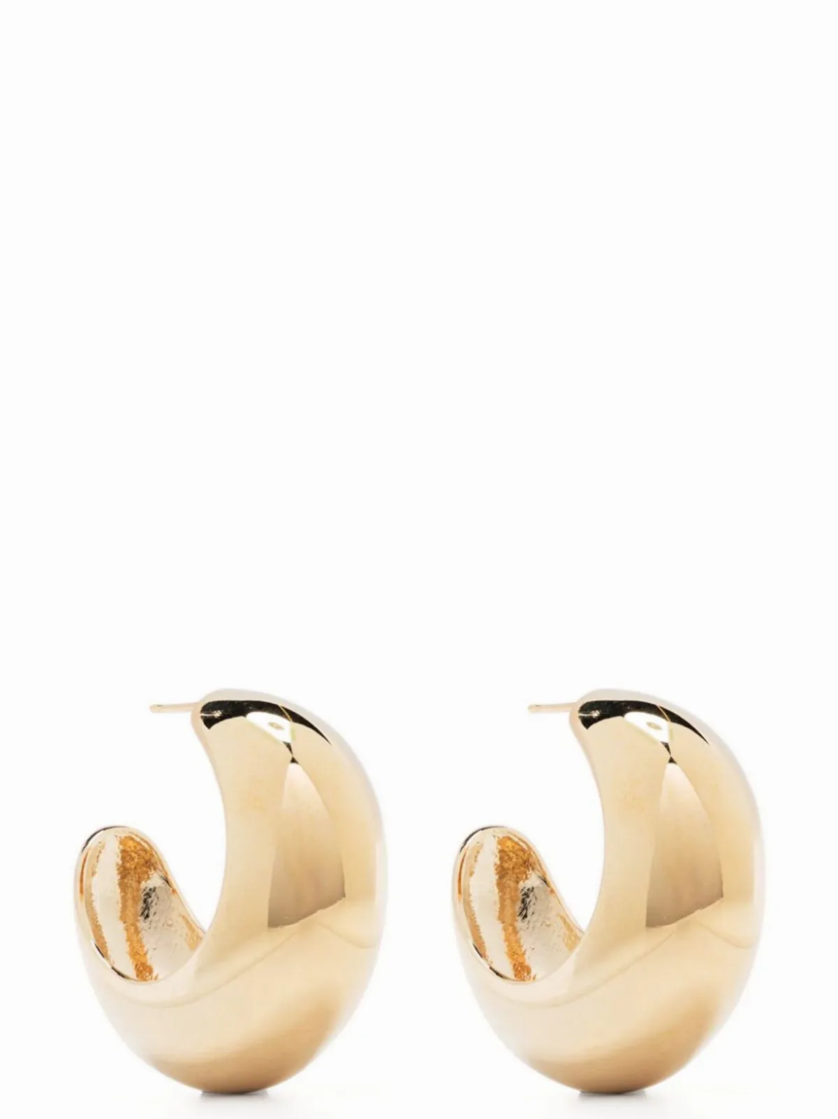Shiny Crescent Earrings