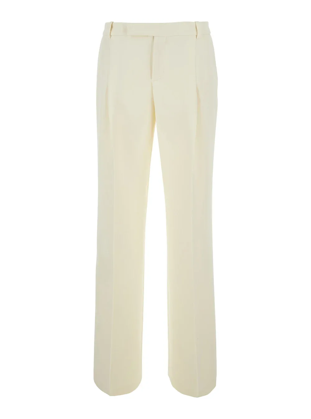 Pleated Flare Trousers
