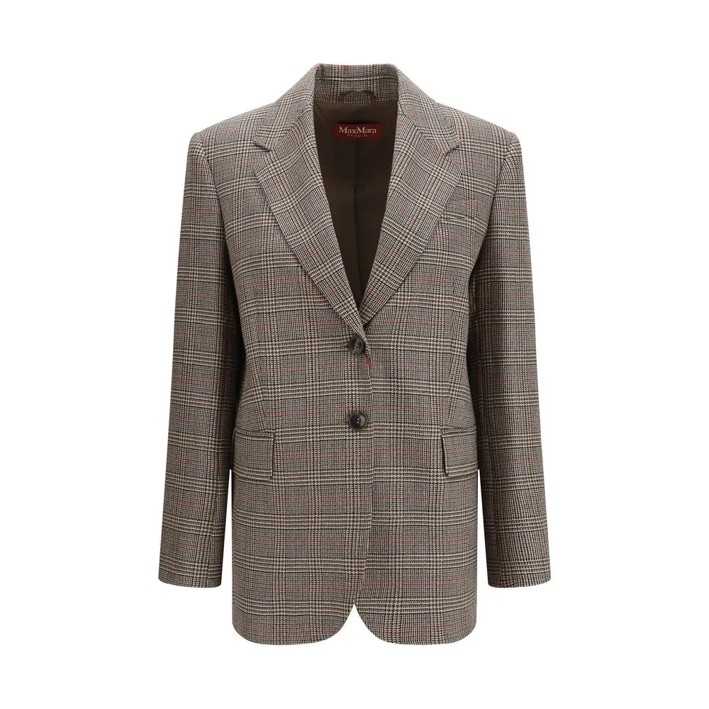 Checked Wool Blazer