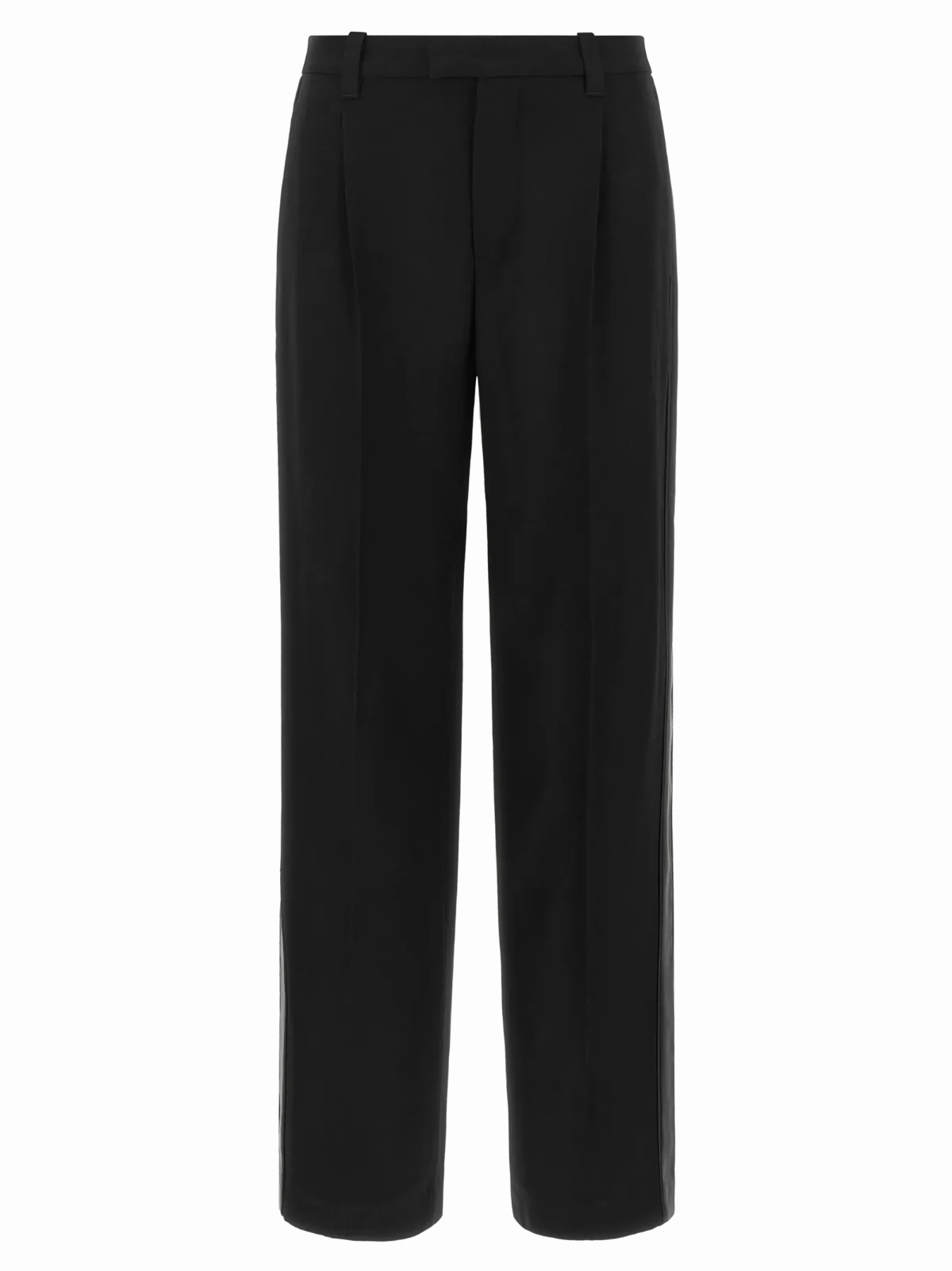 Virgin Wool Pleated Trousers