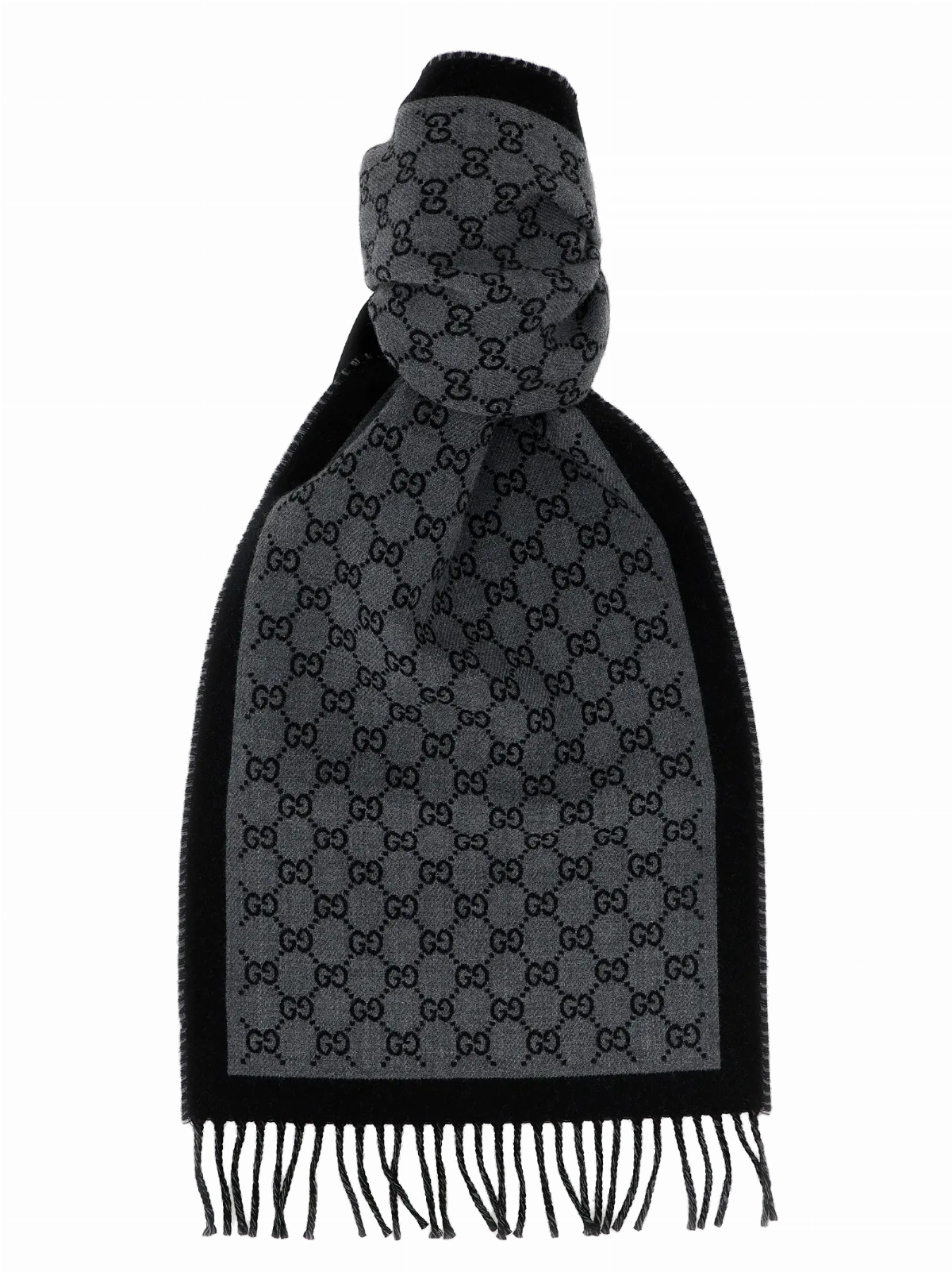 GG Jacquard Wool Scarf