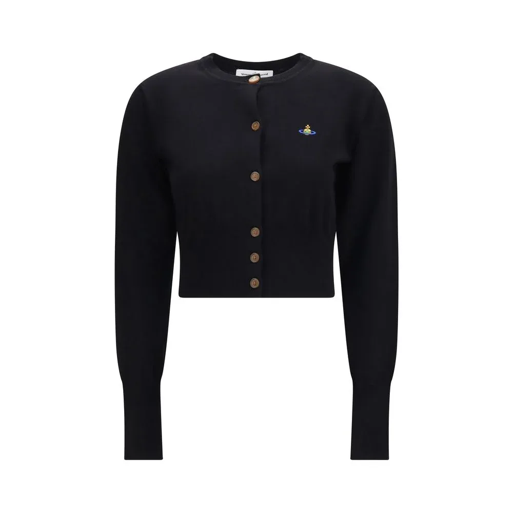 Orb Logo Embroidered Cardigan