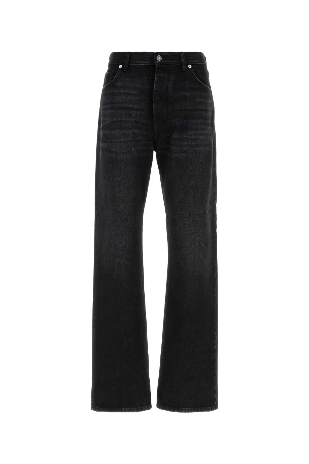 Wide-Leg Denim Jeans
