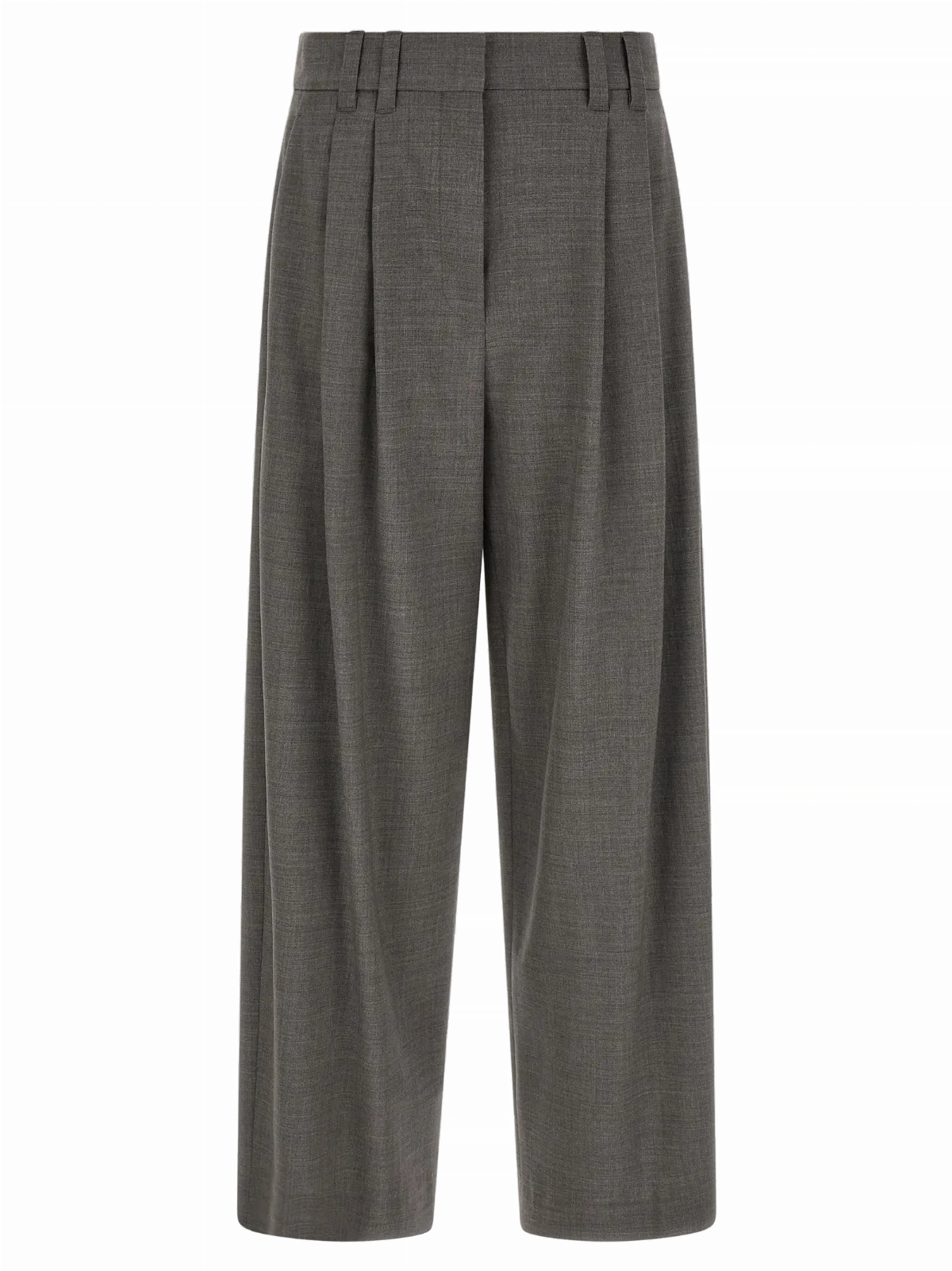 Virgin Wool Pleated Trousers by BRUNELLO CUCINELLI