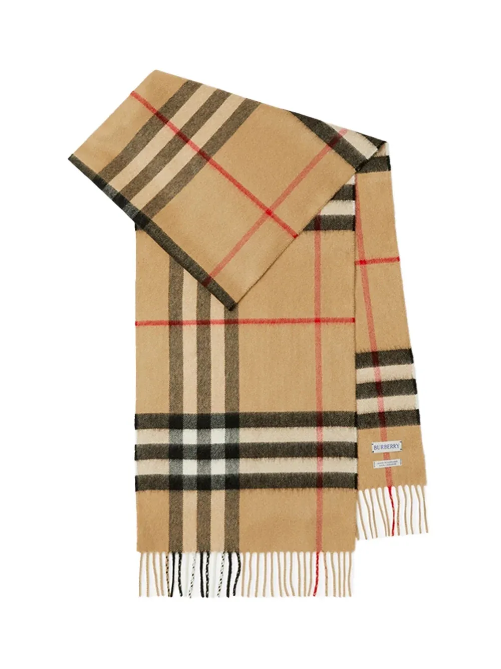 Heritage Check Cashmere Scarf