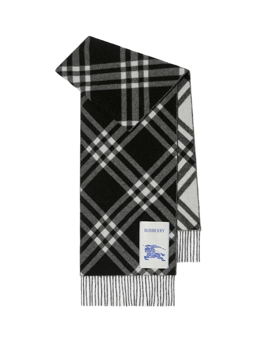 Check Cashmere Scarf