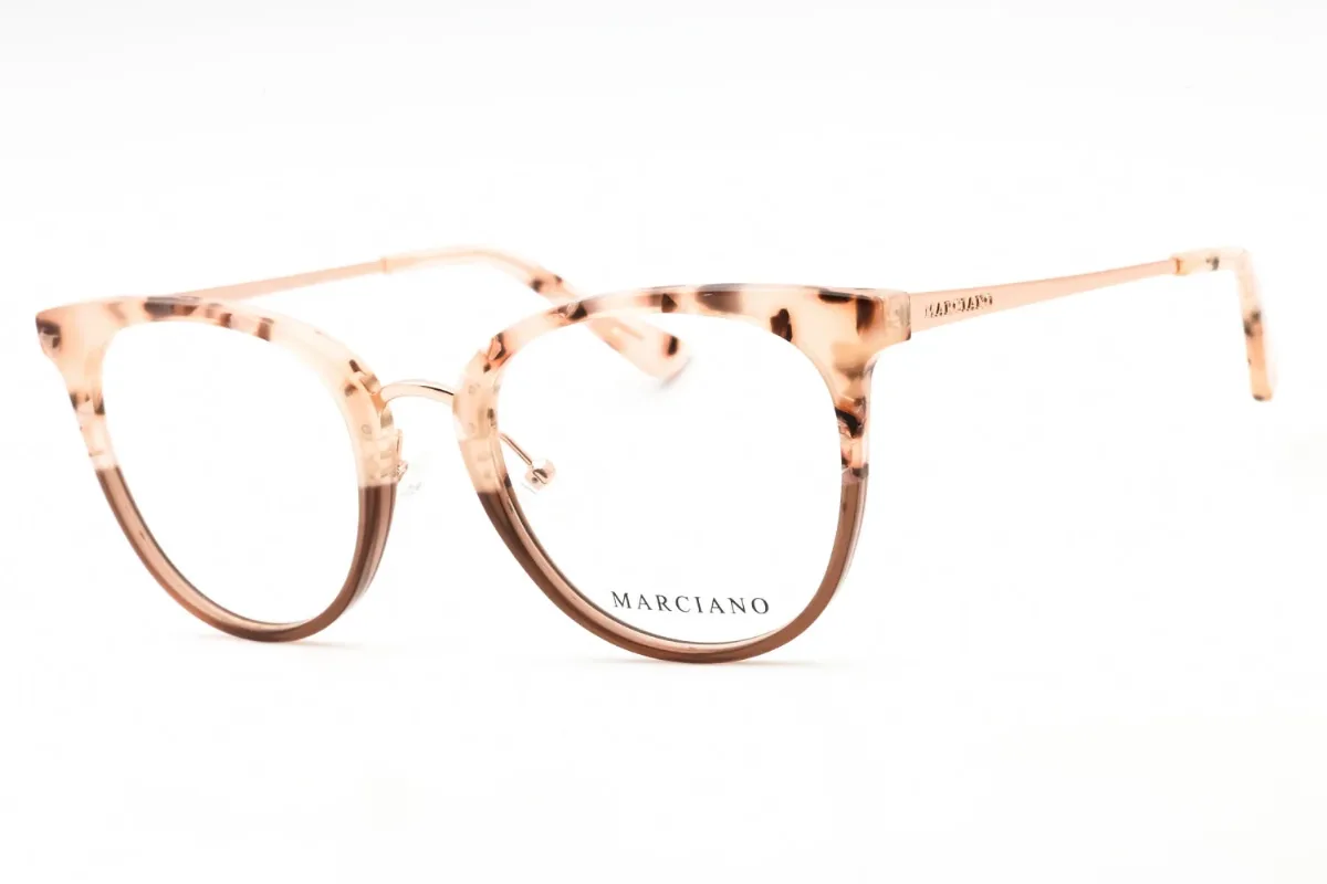 GM0351 Tortoiseshell Round-Frame Eyeglasses
