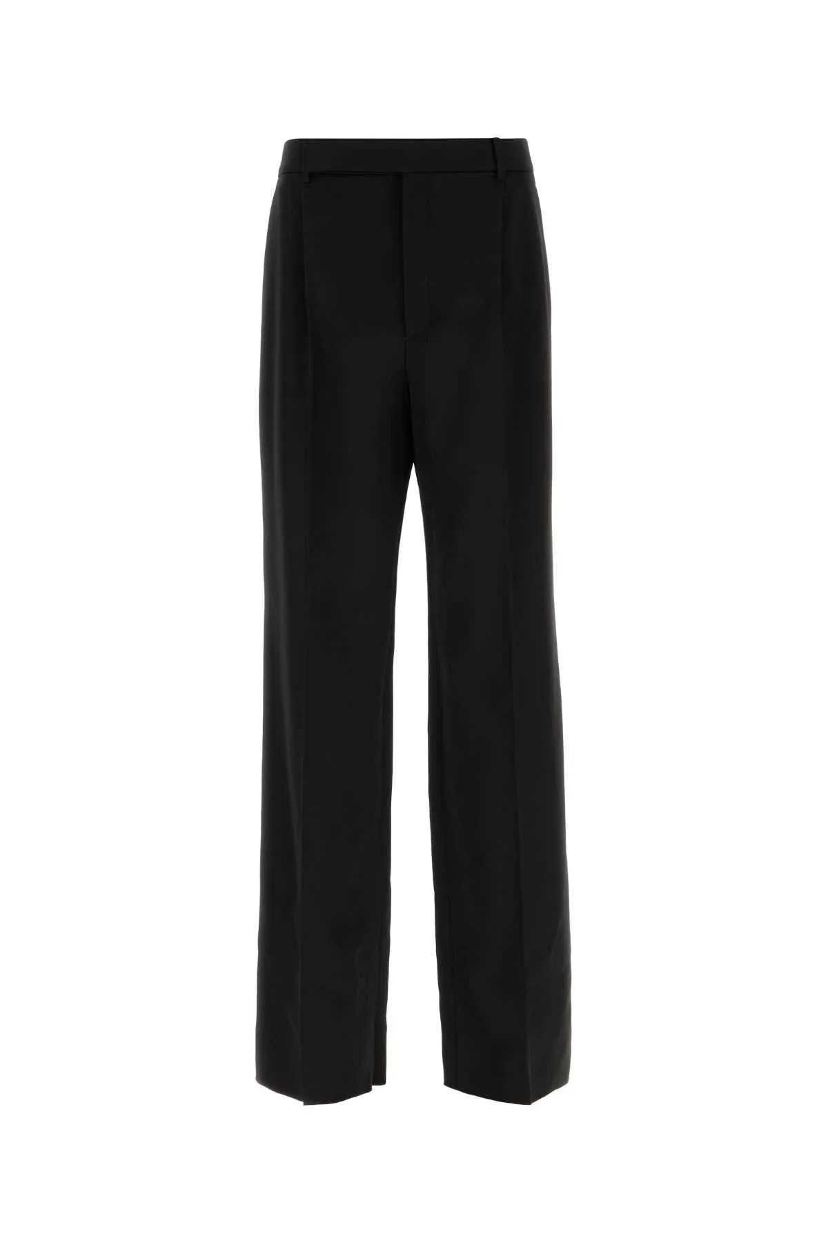 Pleated Wide-Leg Trousers