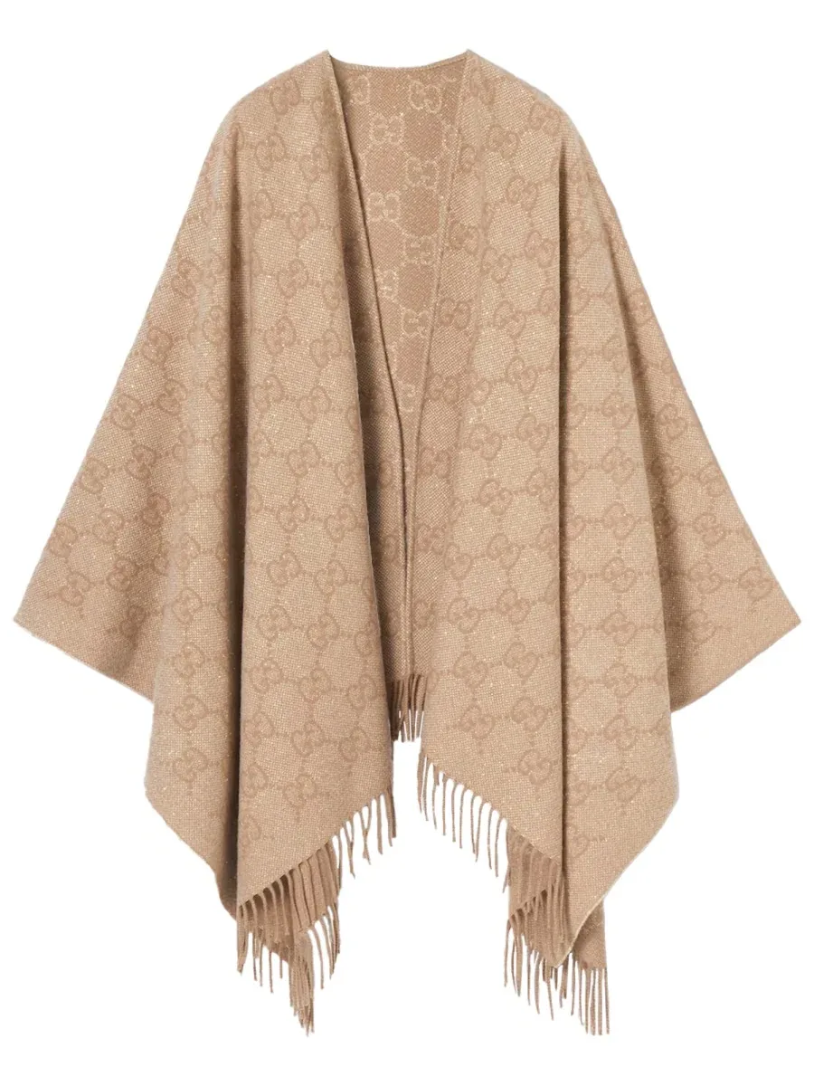 Cashmere Blend GG Monogram Scarf