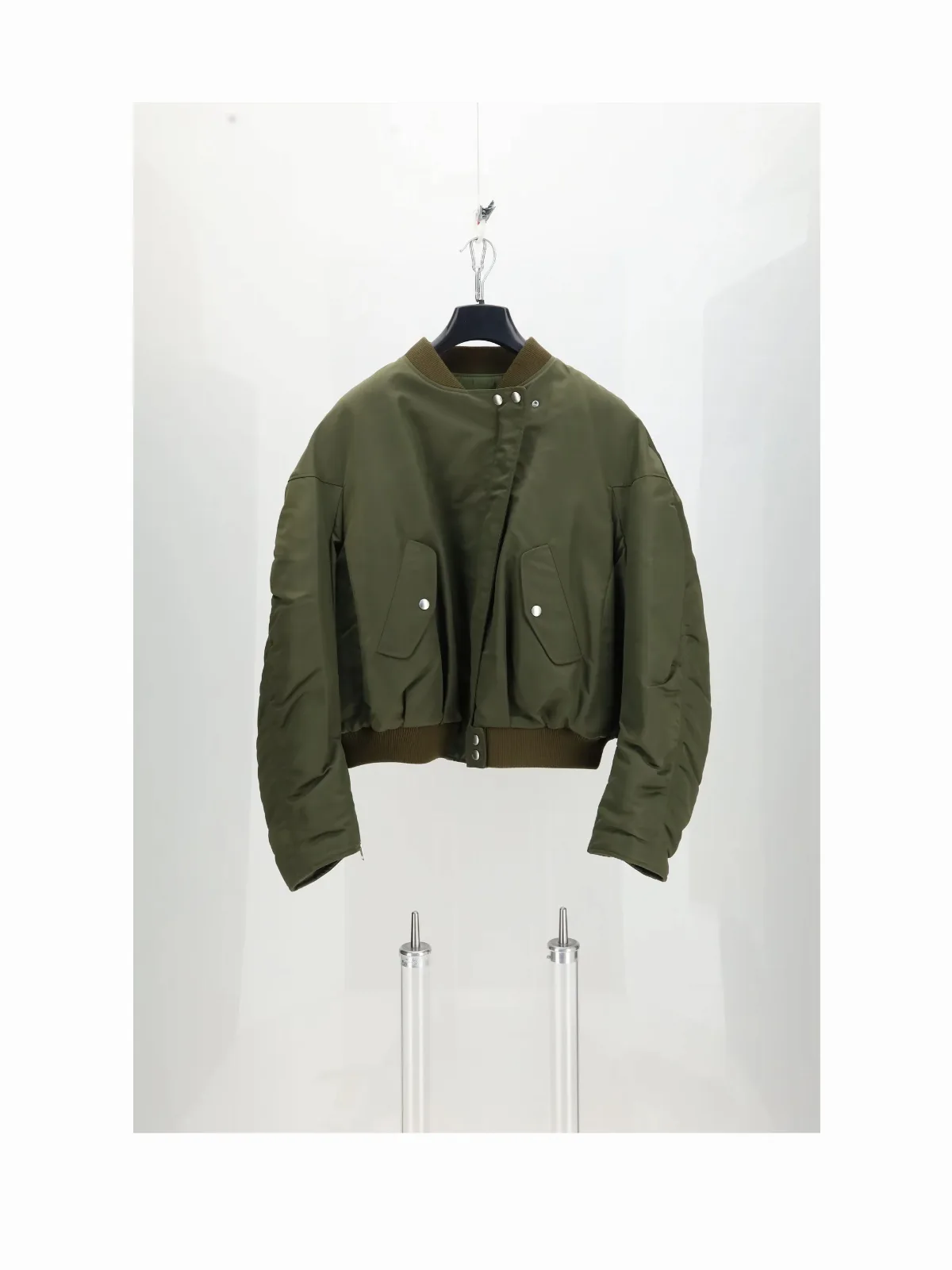 Nylon Padded Bomber Jacket