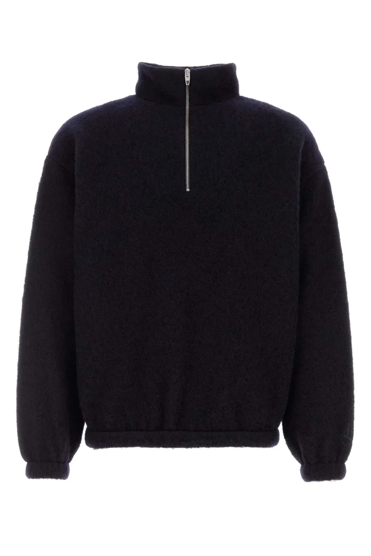 Jil Sander Wool Blend Half-Zip Sweater