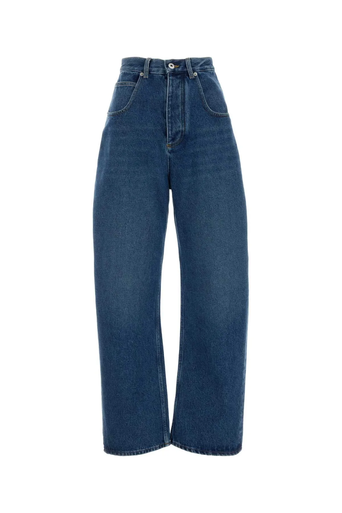Wide-Leg Cotton Jeans