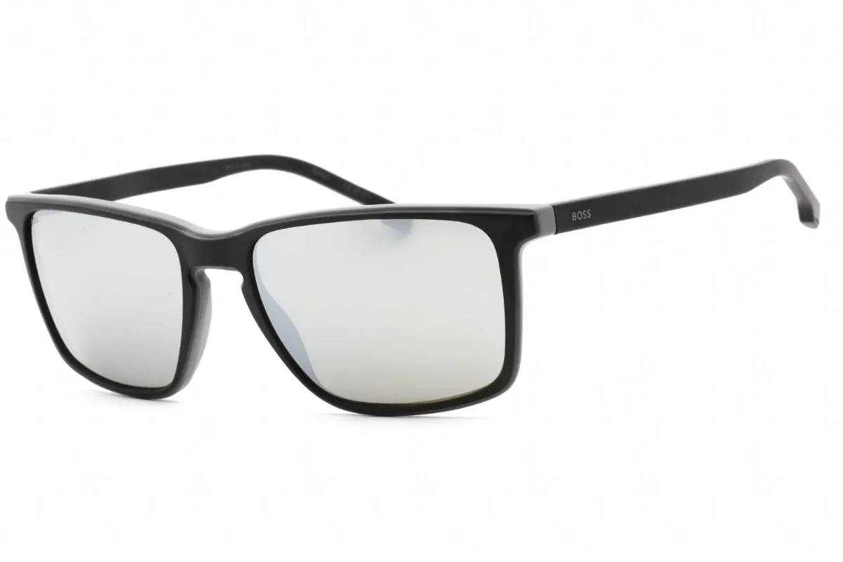 BOSS1556OS Silver Mirror Lens Sunglasses