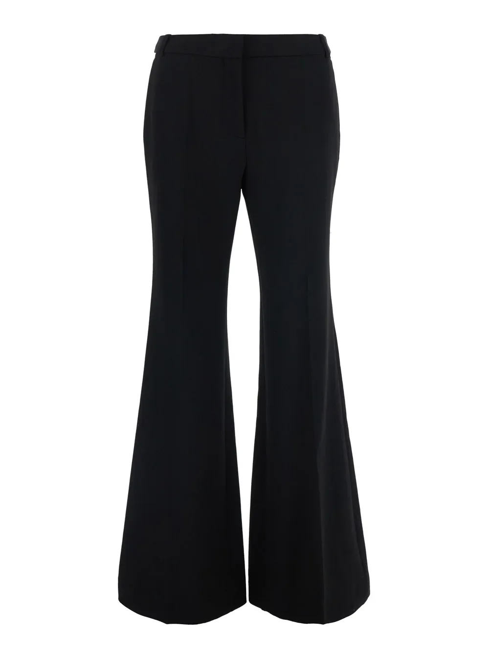 High-Waist Straight-Leg Trousers