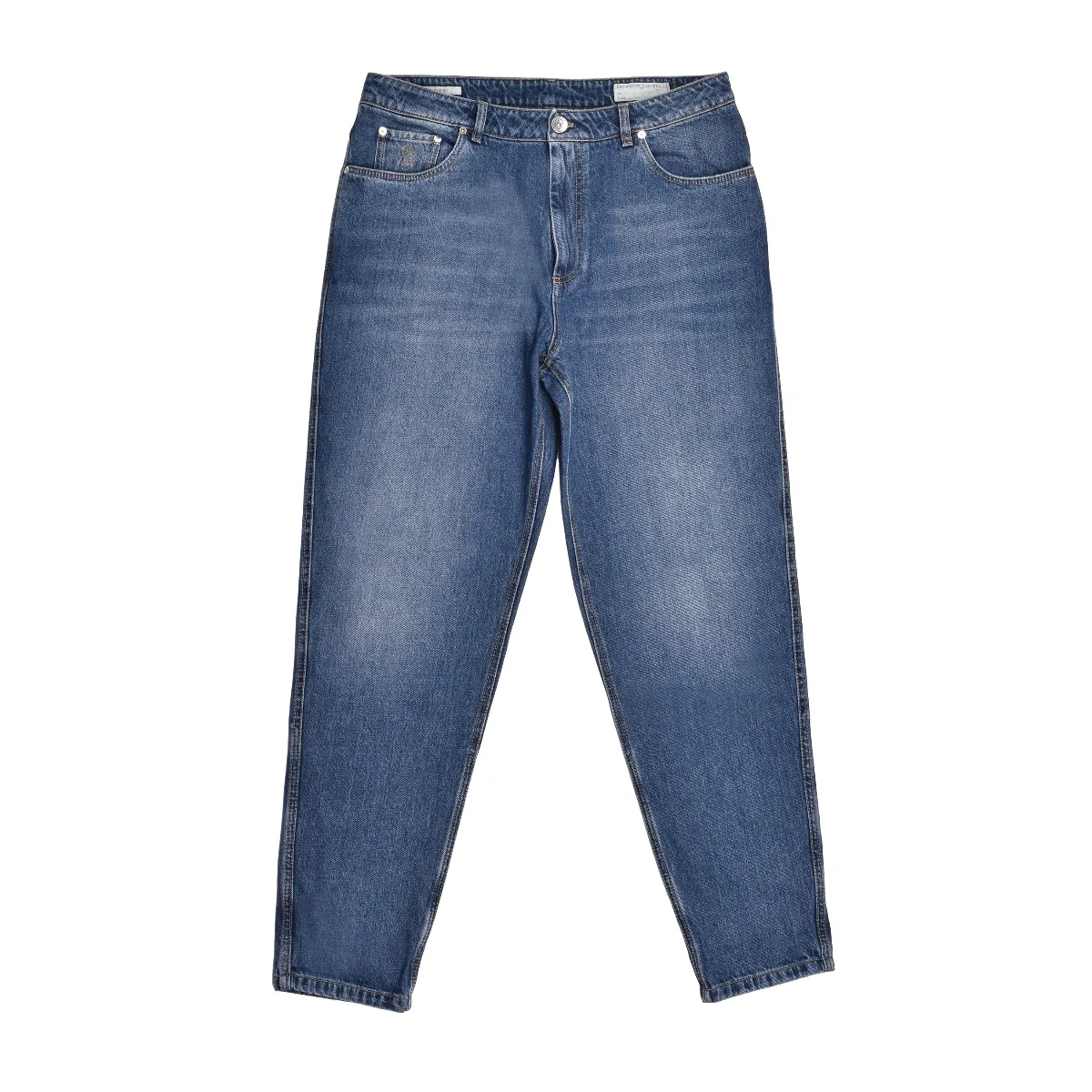 Classic Medium-Wash Denim Jeans
