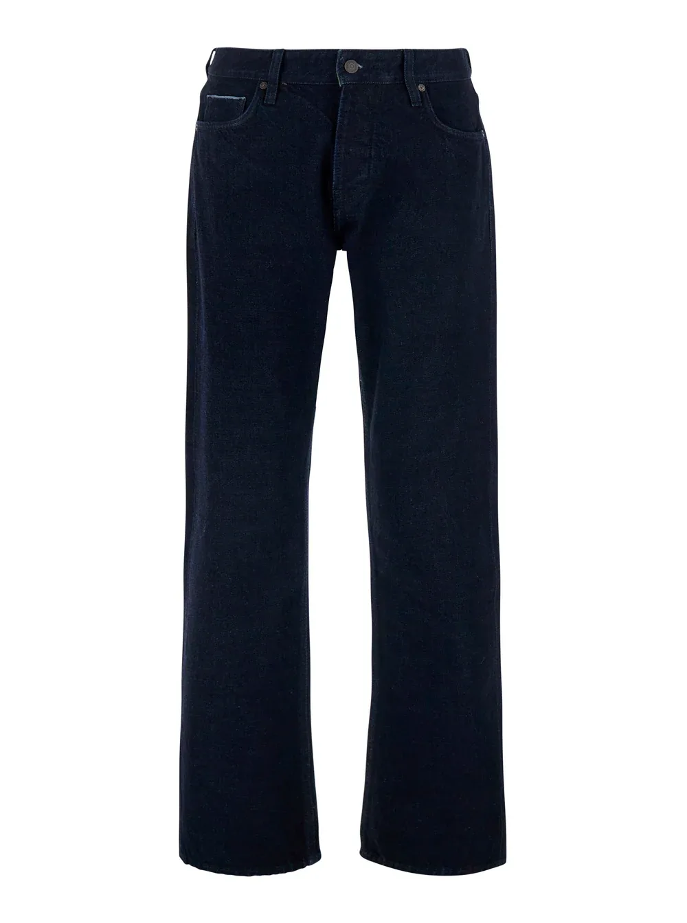 Straight-Leg Denim Jeans