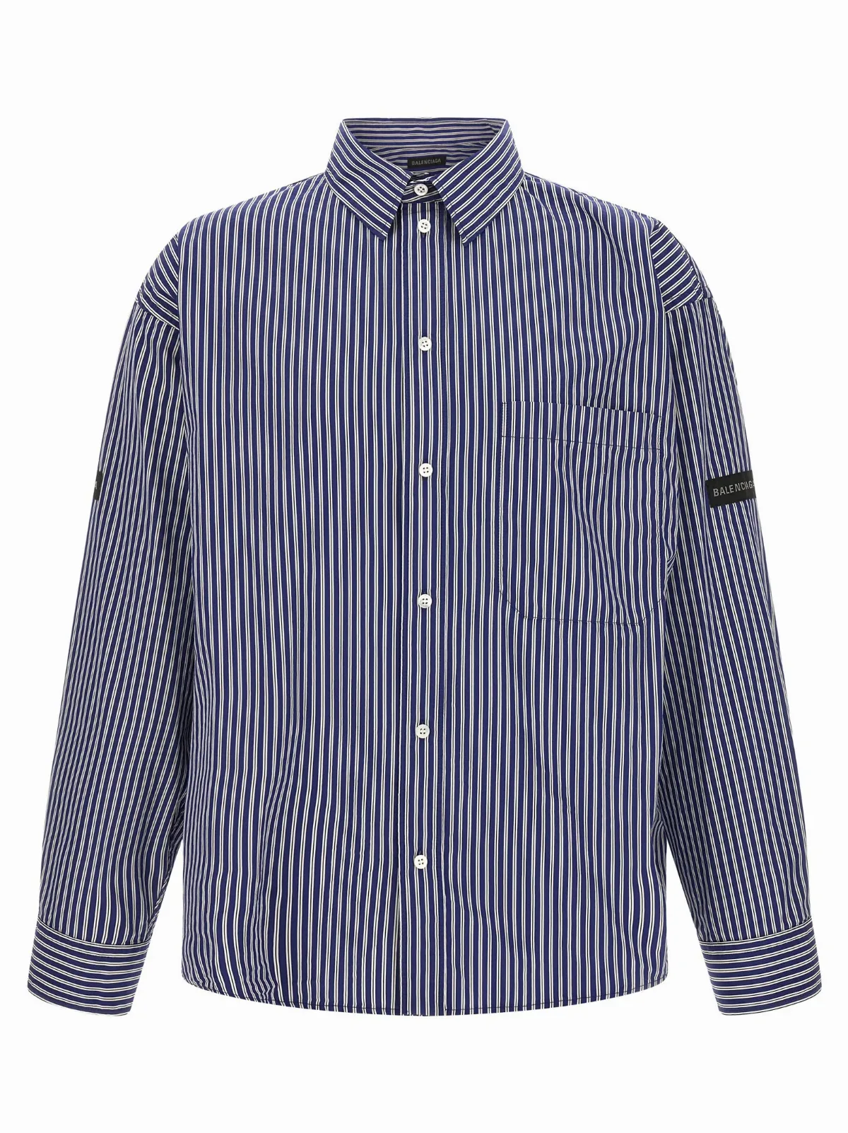 Striped Cotton Poplin Shirt
