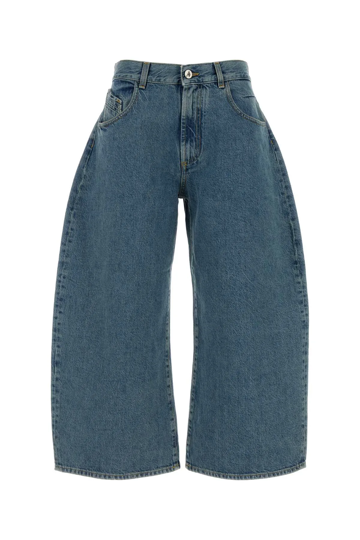 Wide-Leg Cotton Jeans