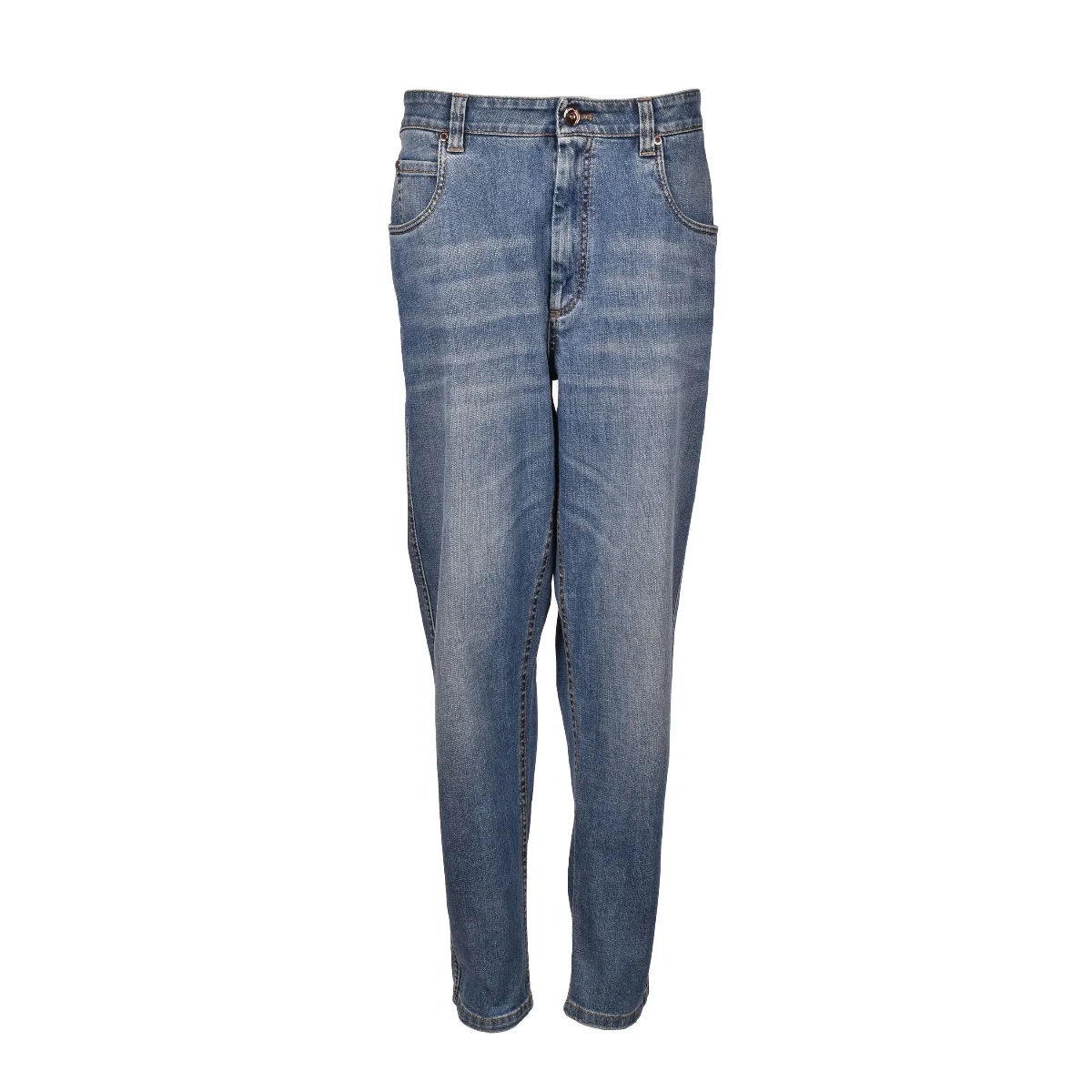 Tapered Denim Jeans