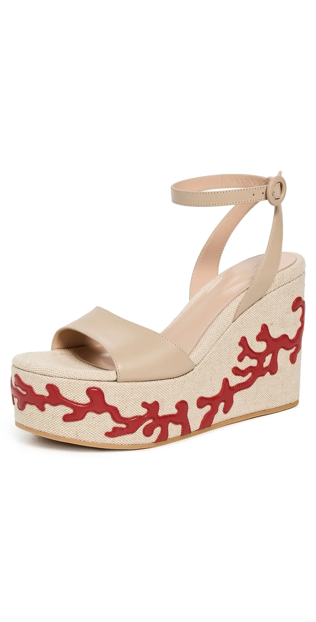 Malia Vitello Glove Paros Nappa Wedges