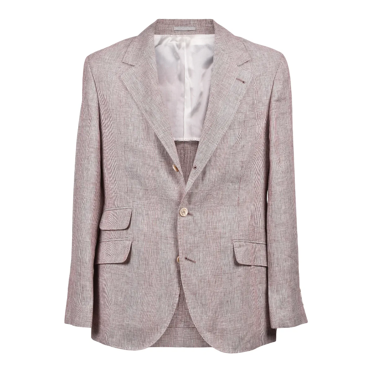 Linen Checked Blazer