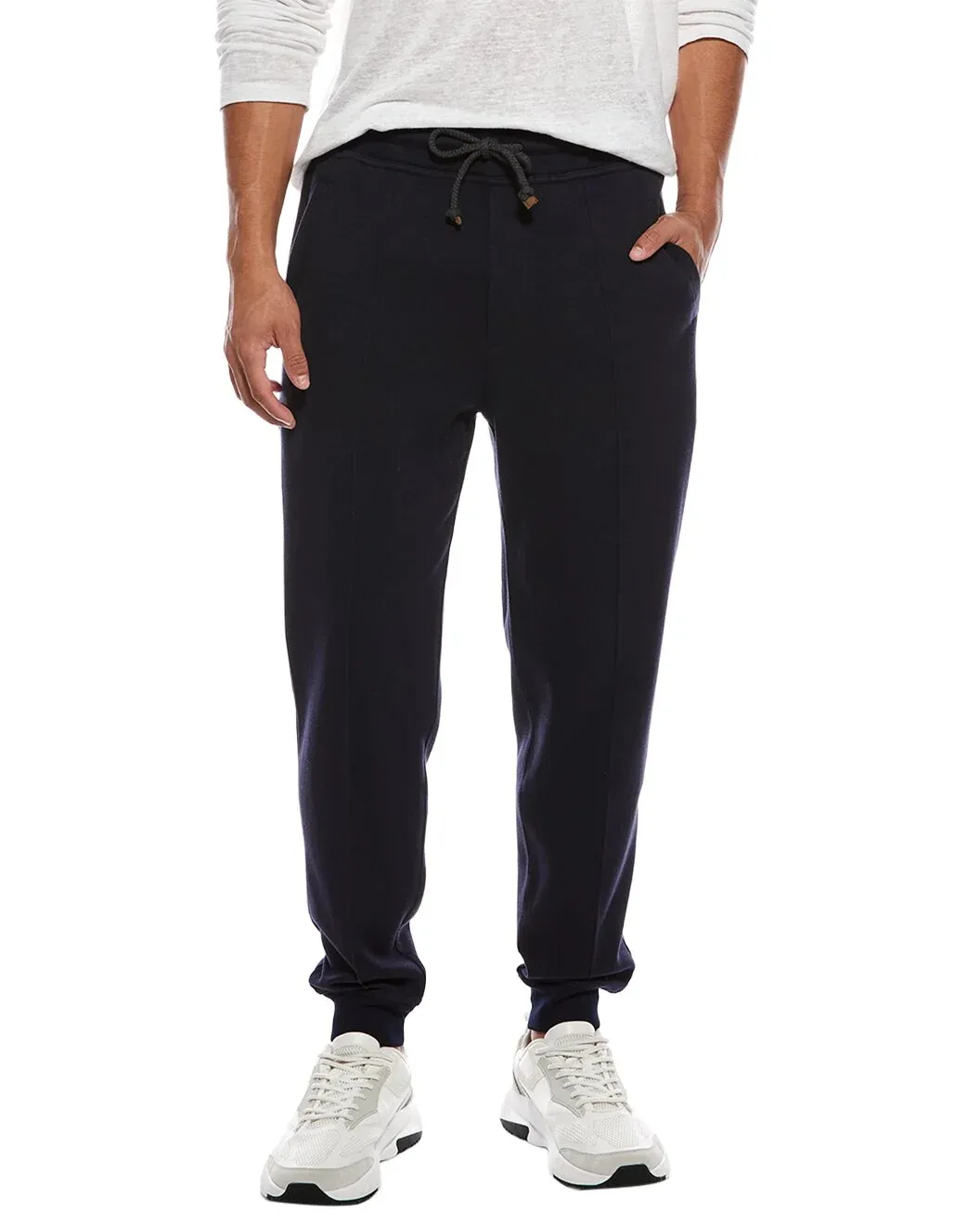 Cotton-Blend Tailored Joggers