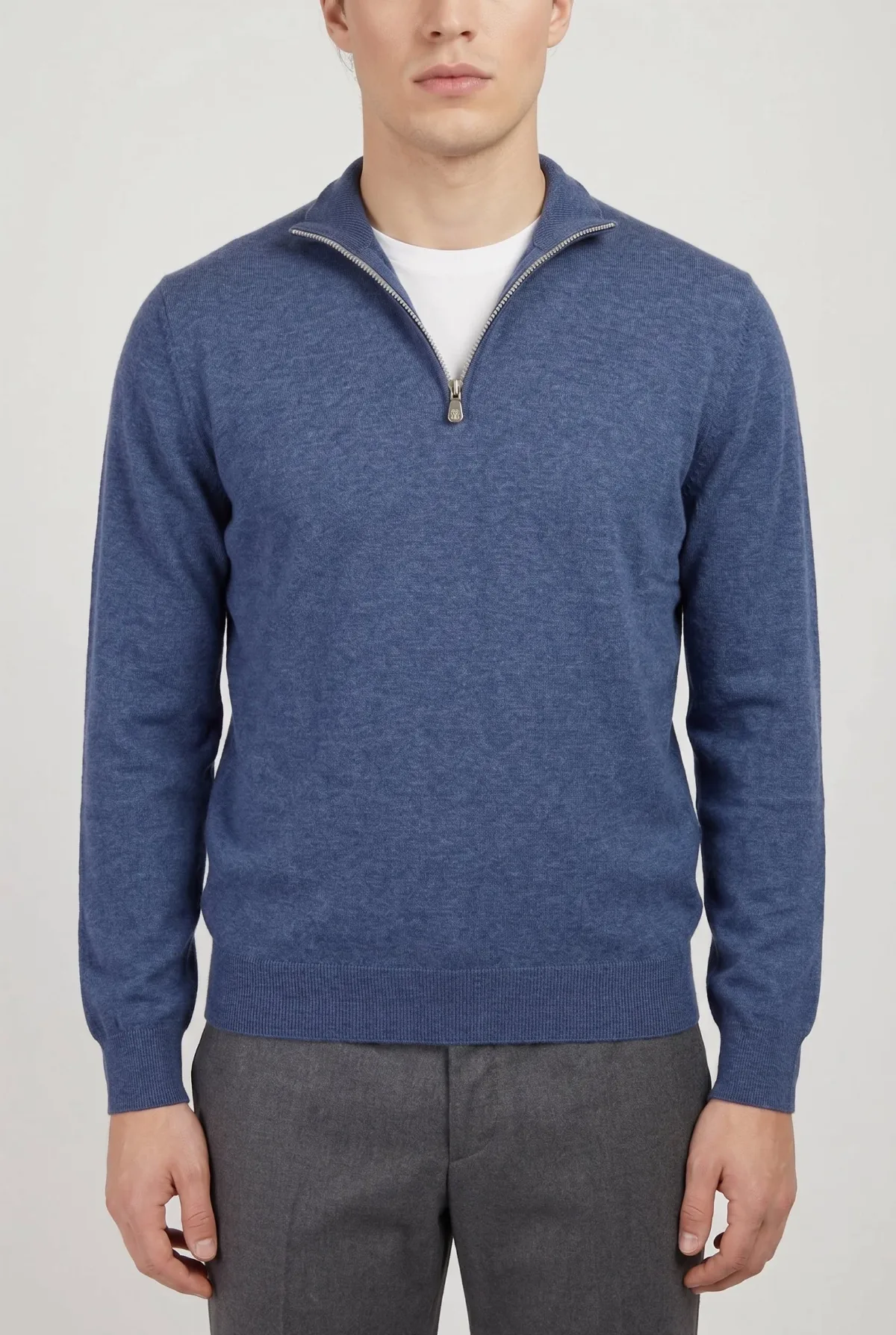 Wool Half-Zip Sweater