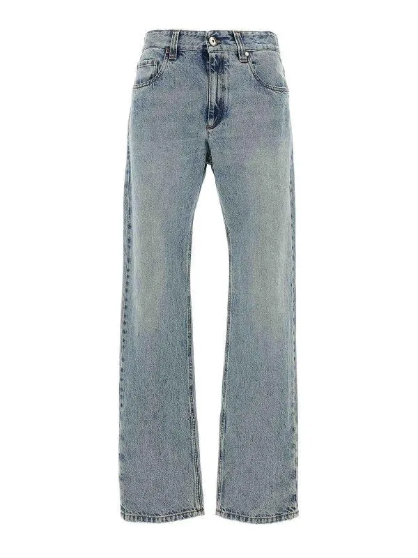 Vintage Wash Straight Jeans